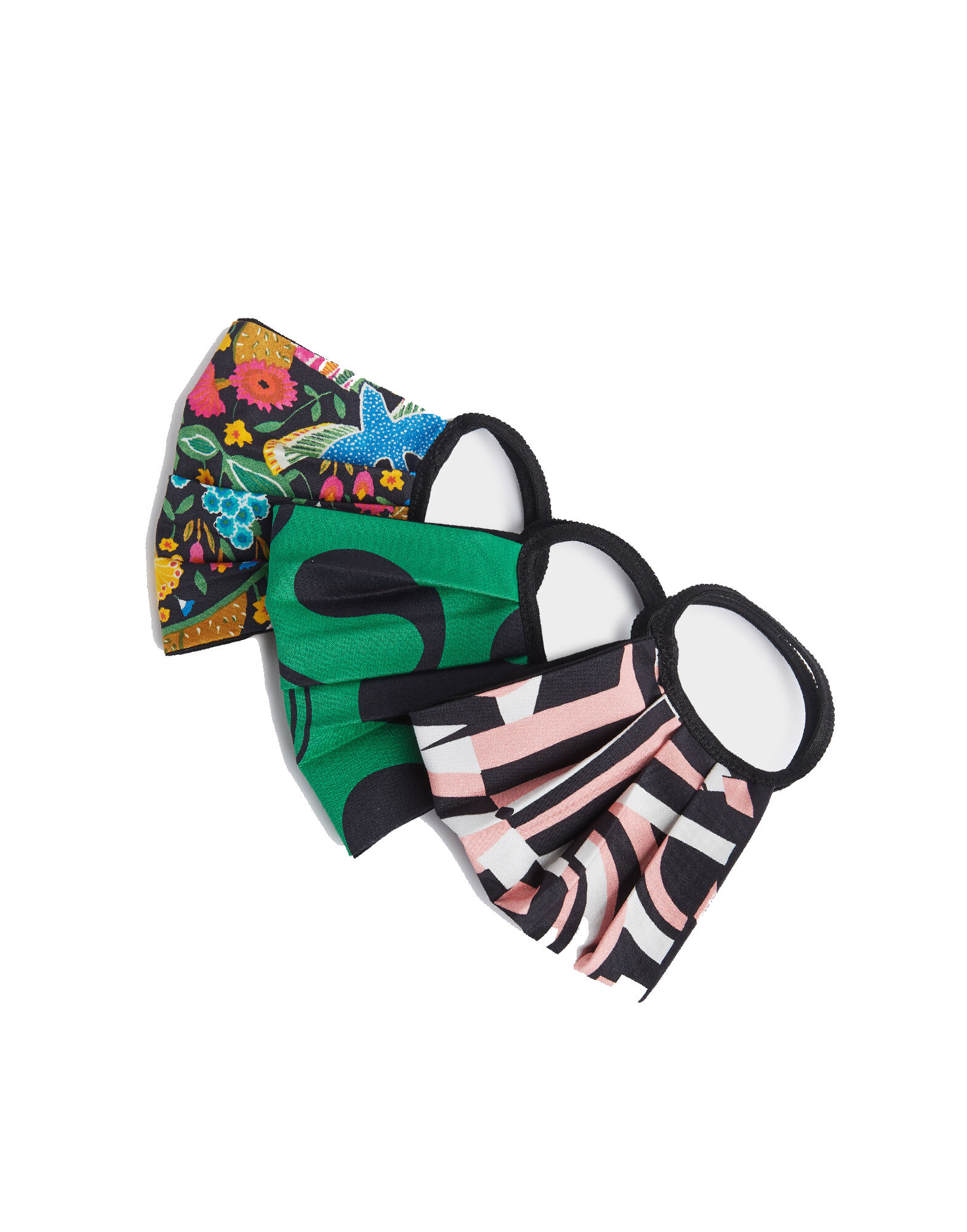 LaDoubleJ Mask Set of Three Multicolor MAS0001COT006LDJ0002