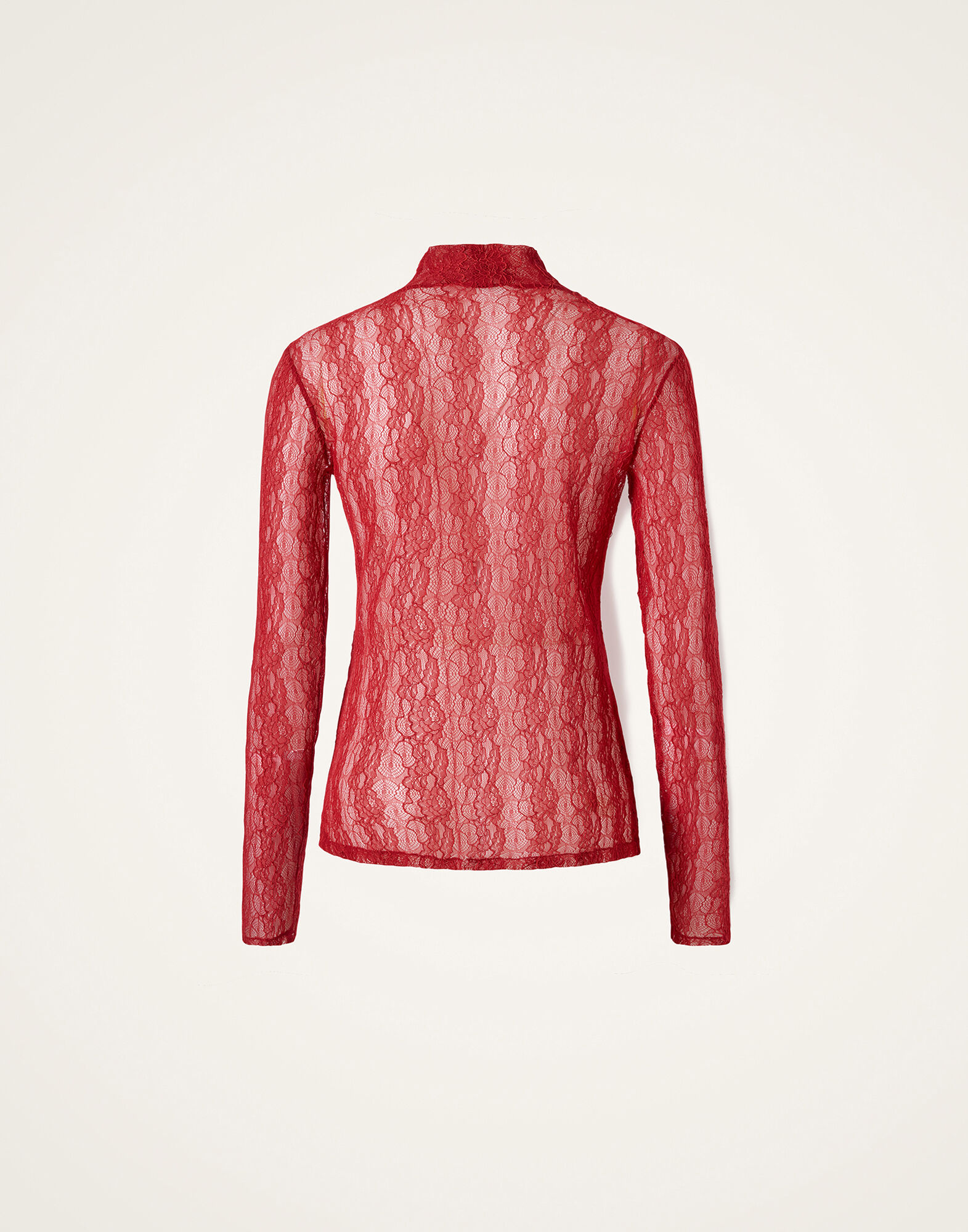 La DoubleJ Lacey Turtleneck Solid Brick Red TOP0180LAC007SOLIDRE06