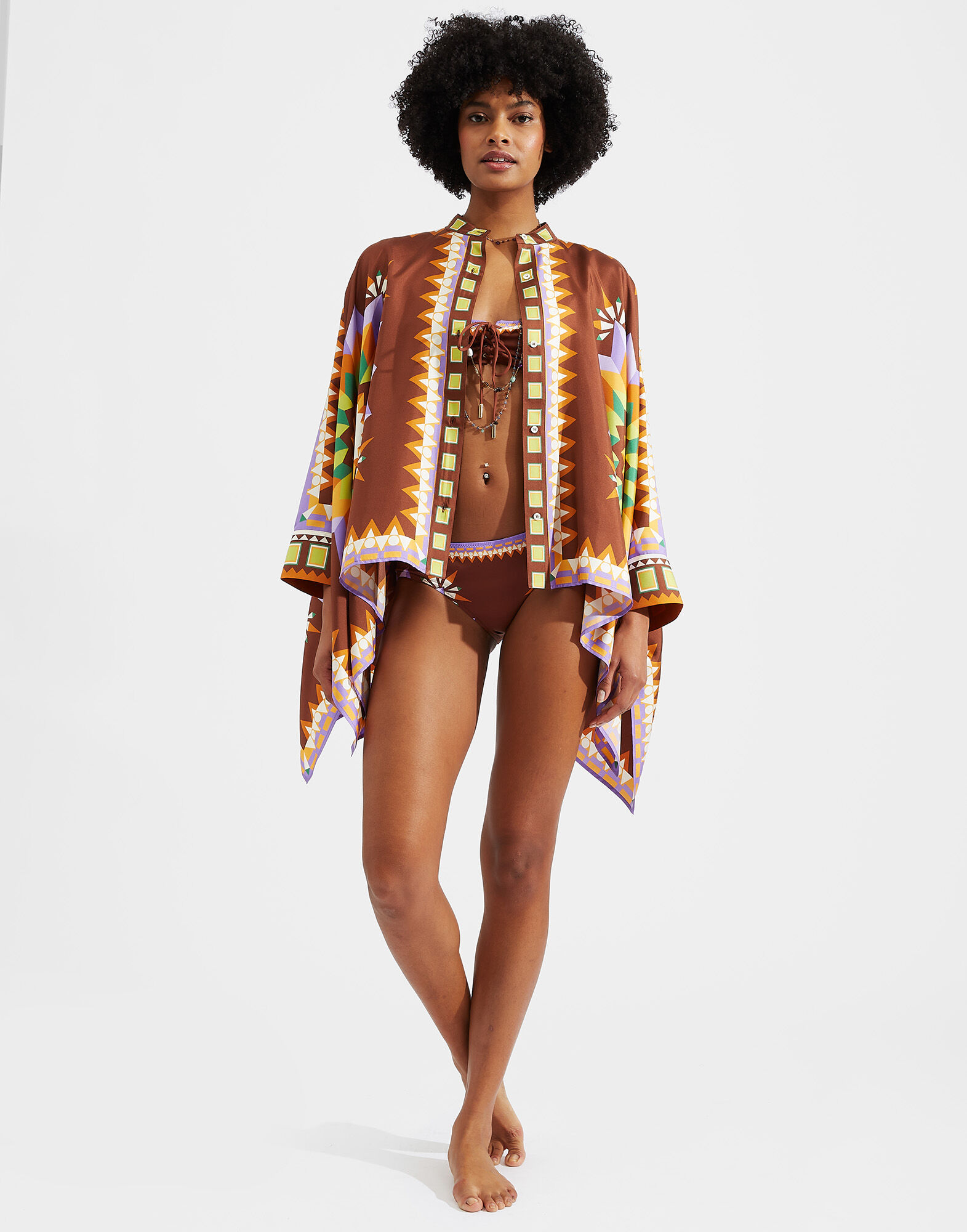 La DoubleJ Sunset Bikini Top Sunset Moro Plac&eacute;e SWI0046LYC006SUS0002