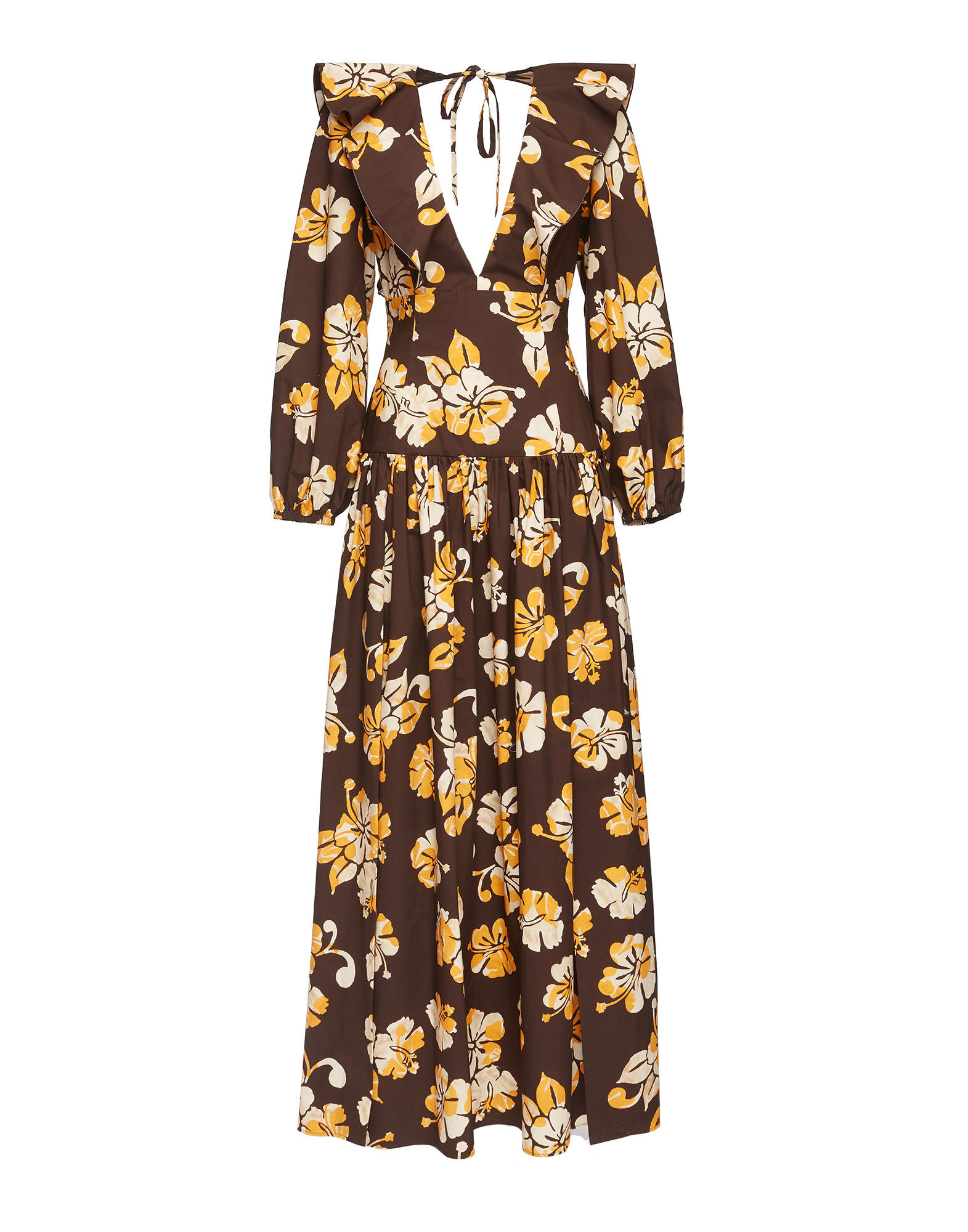 La DoubleJ Abito Della Vita Dress Hibiscus DRE0343COT001HIB0001