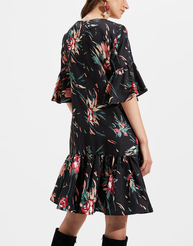 LaDoubleJ Short Curly Swing Dress LaDoubleJ Short Curly Swing Dress Breezy Nero DRE0200SIL001BRZ0002