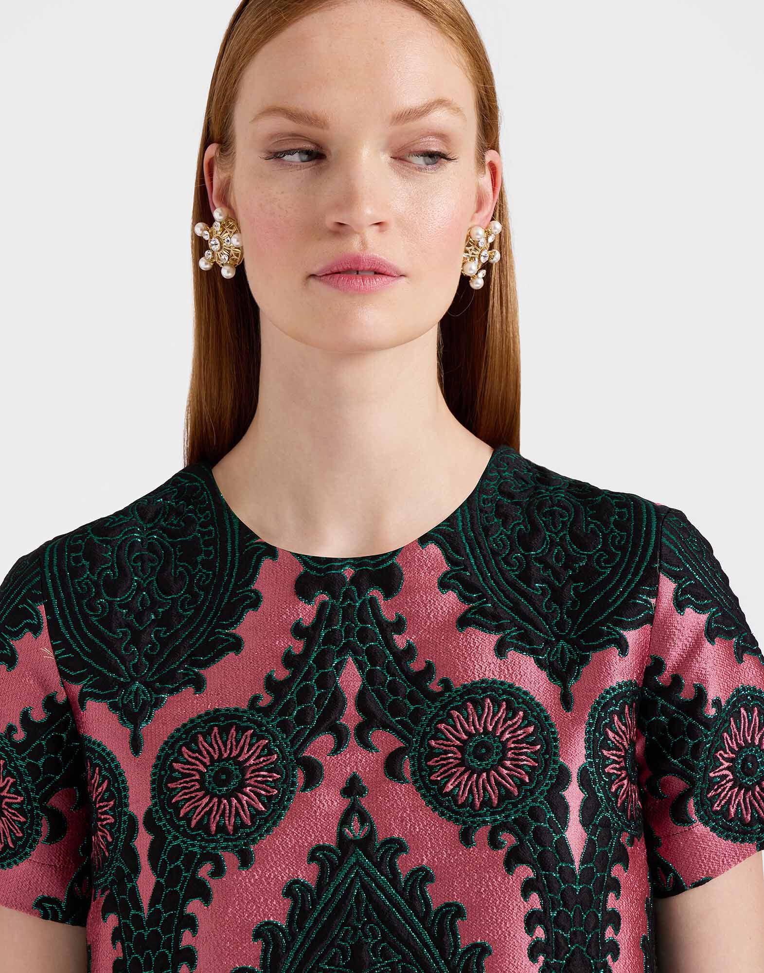 La DoubleJ Mini Swing Dress Oltrarno Pink DRE0658JCQ084OLT01PI01