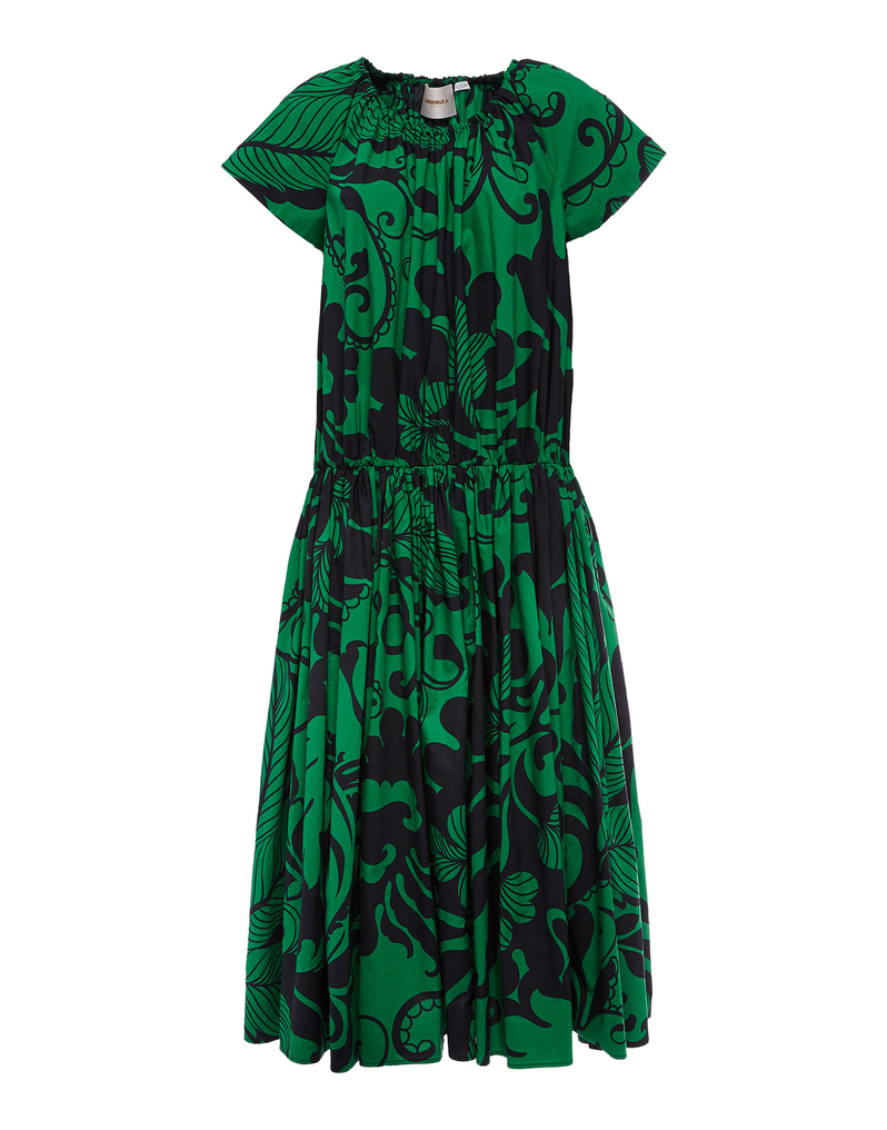 LaDoubleJ Positano Dress LaDoubleJ Positano Dress Marea Verde DRE0149COT001MRE0003