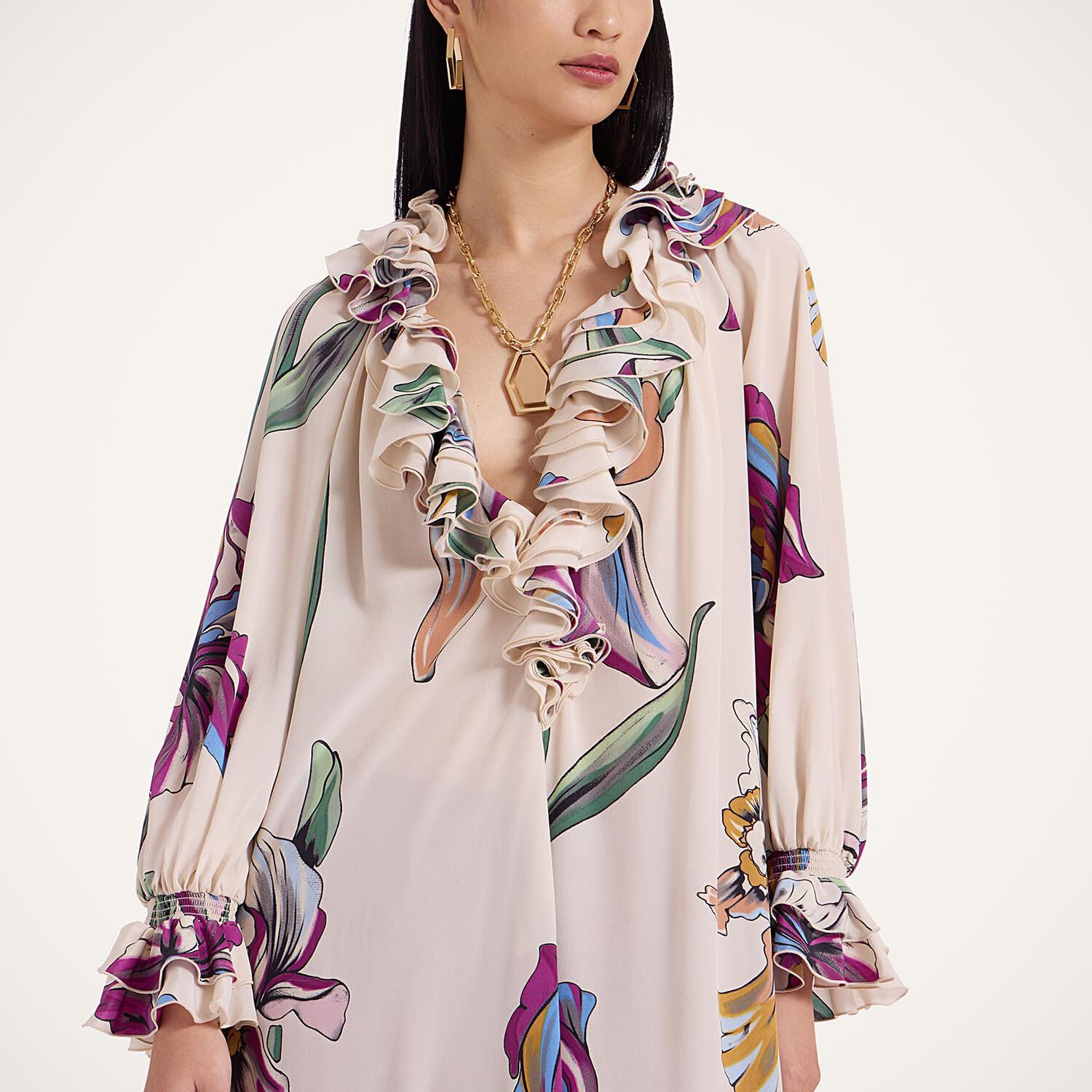 La Doublej Hey Jude! Dress In Iris Ivory