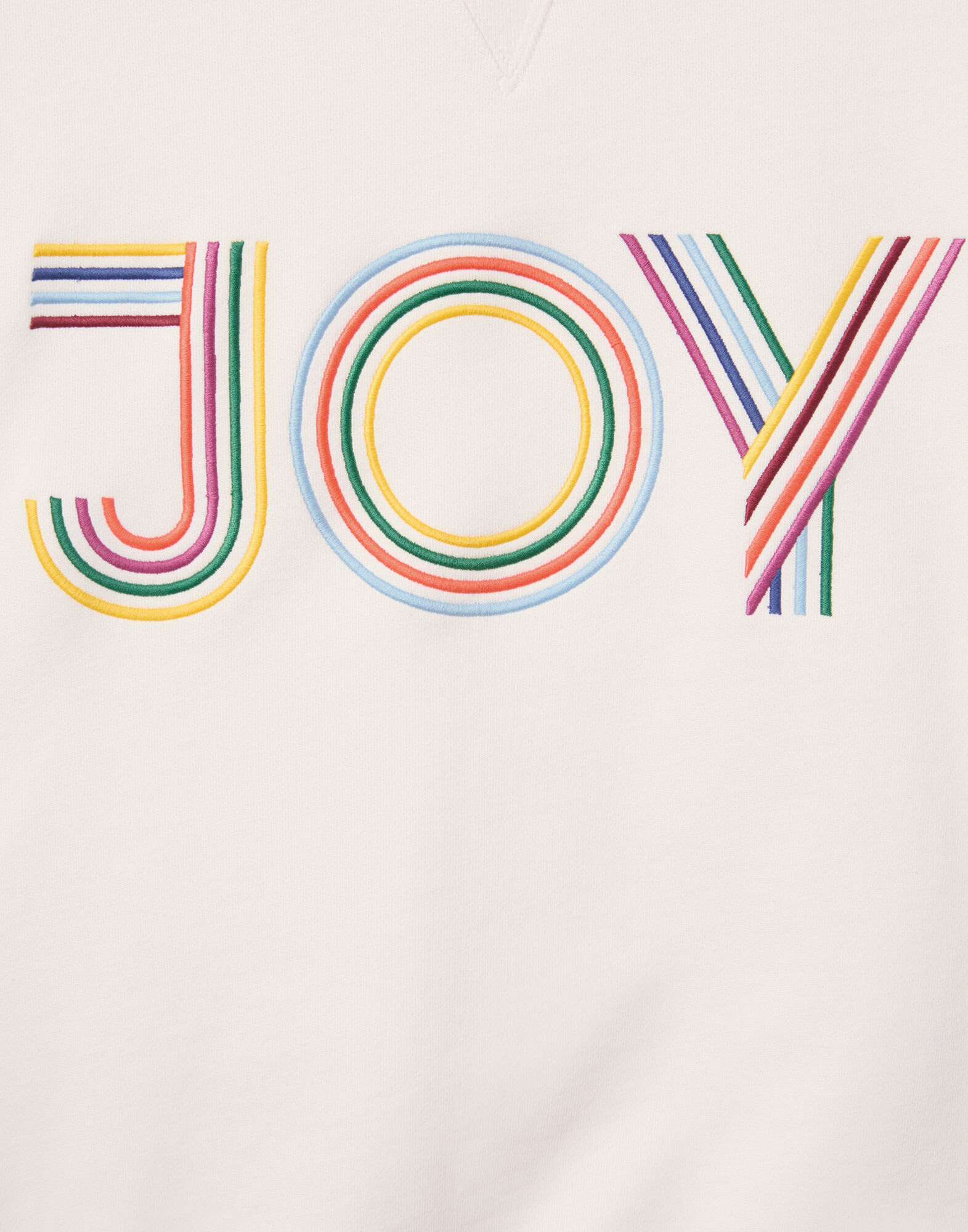 La DoubleJ Joy Sweatshirt Joy Off White SWE0039JER033SOP07WH05