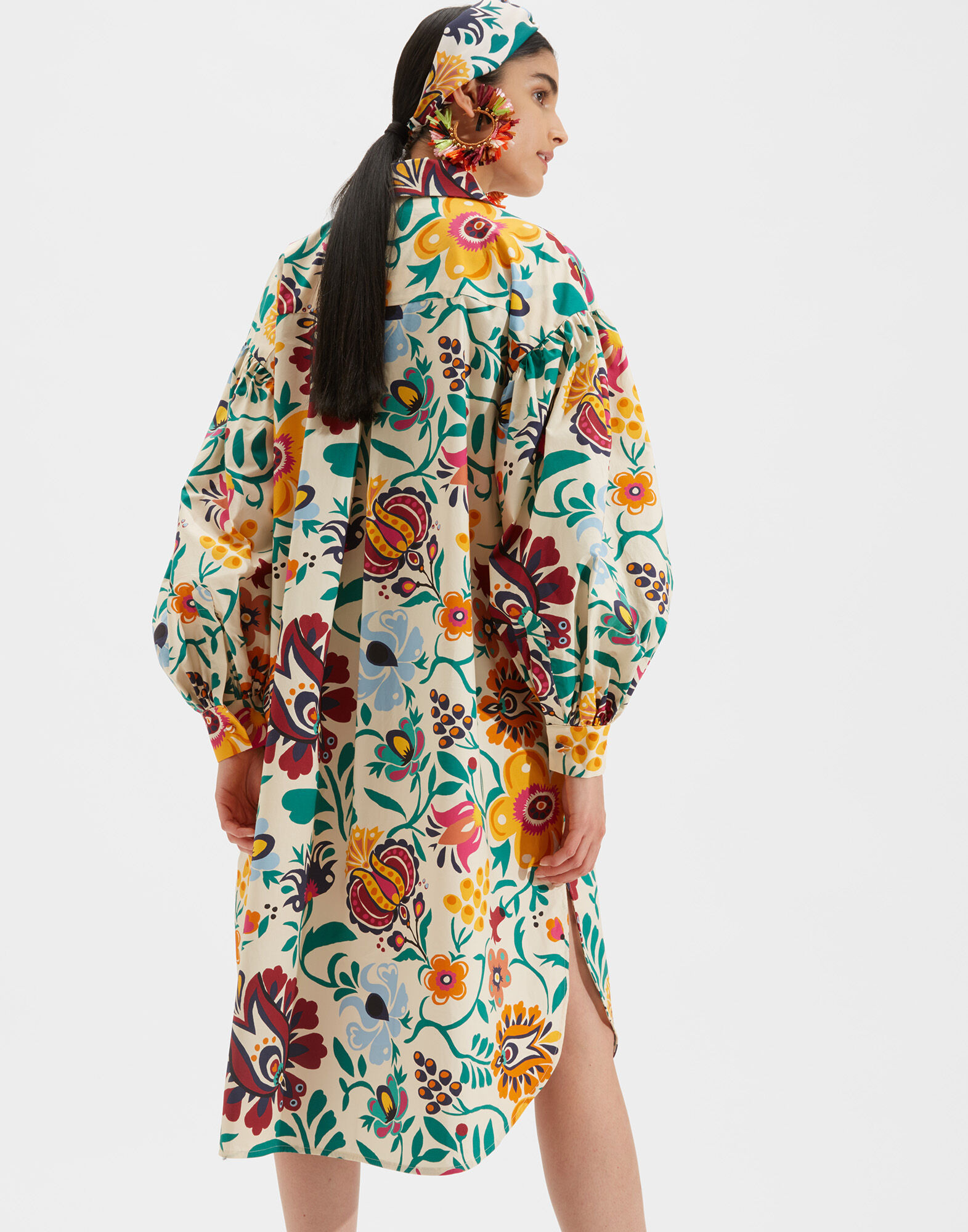 LaDoubleJ Big Shirt Dress Selva Bianco DRE0278COT001SEL0002