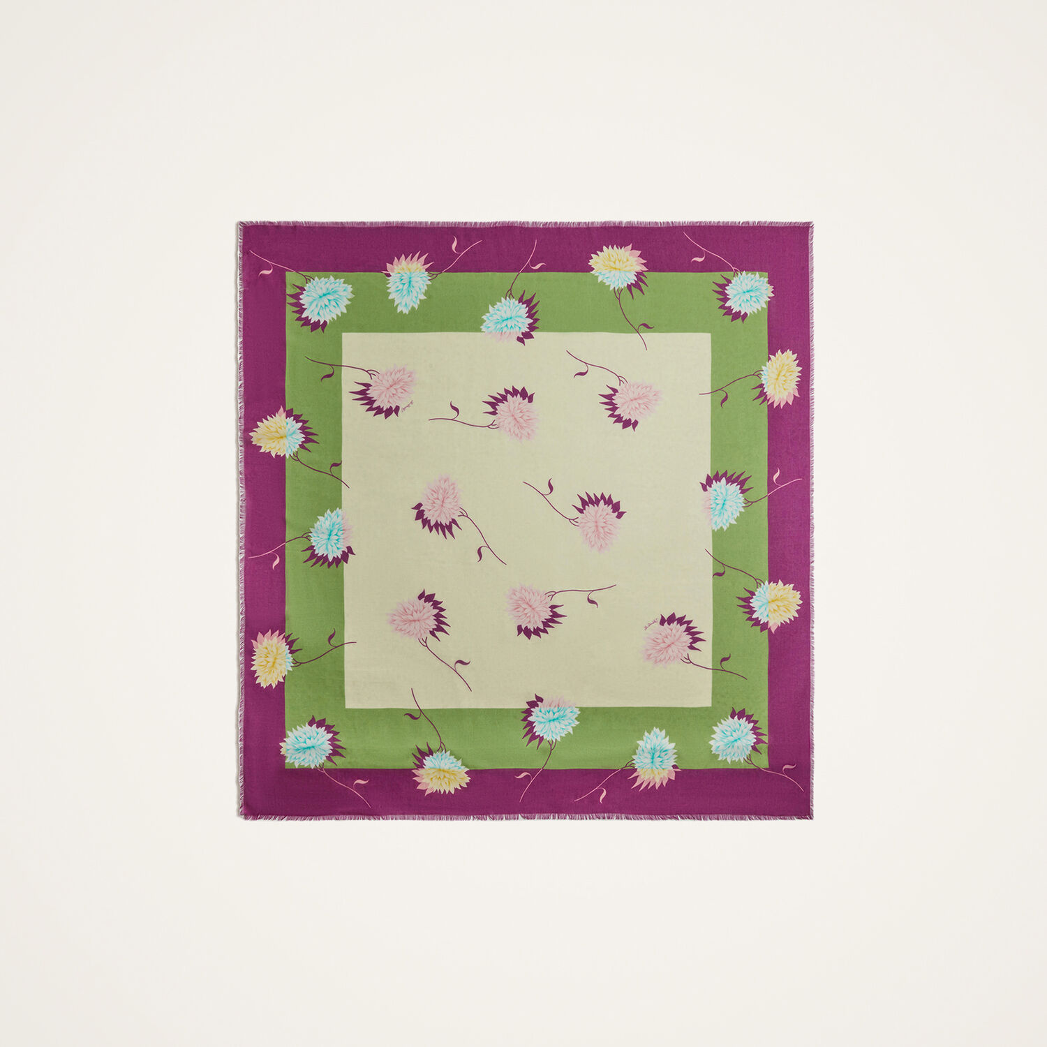 La Doublej Light Scarf In Derby Placée Multicolor