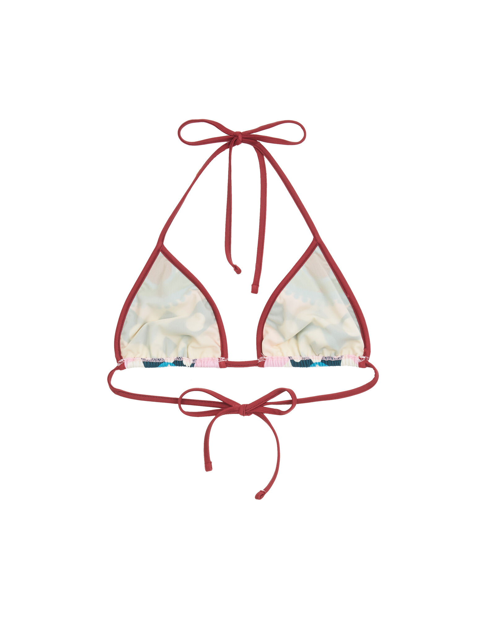 La DoubleJ Bikini Top Ruote Plac&eacute;e SWI0032LYC003RUO0007