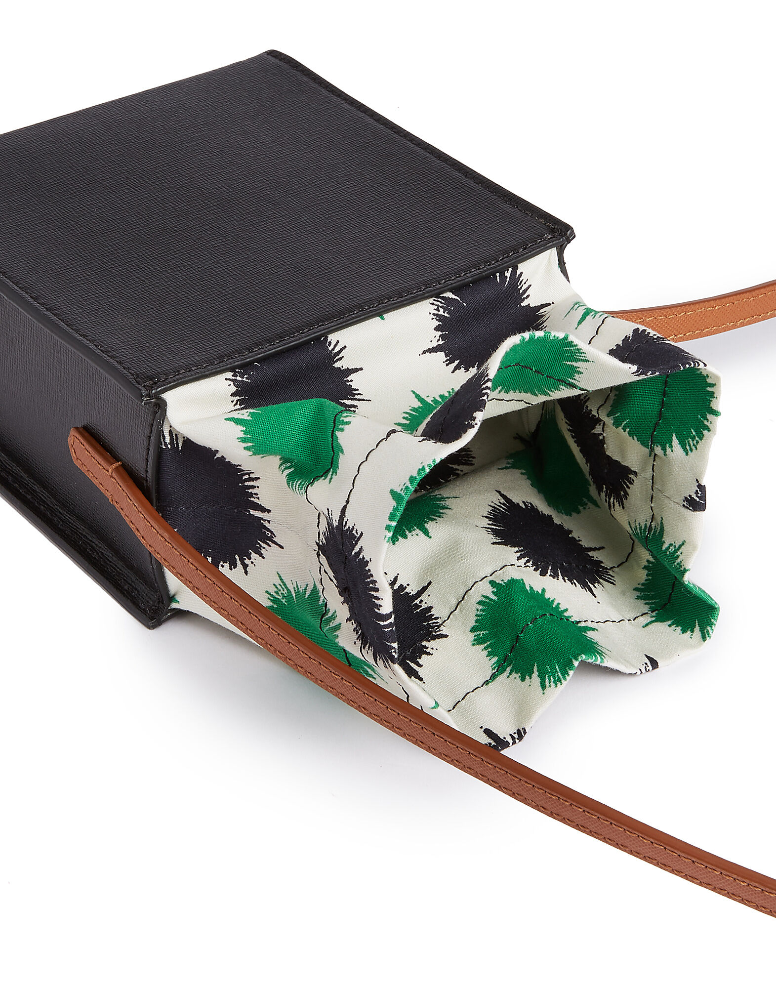 LaDoubleJ Pouch Bag Solid Black BAG0007LEA002BLA0001