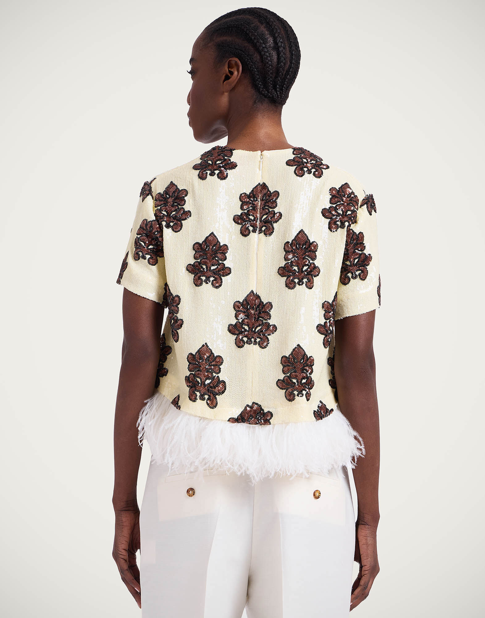 La DoubleJ La Scala Tee Herald Pink TSH0040PAI006HRL04PI01