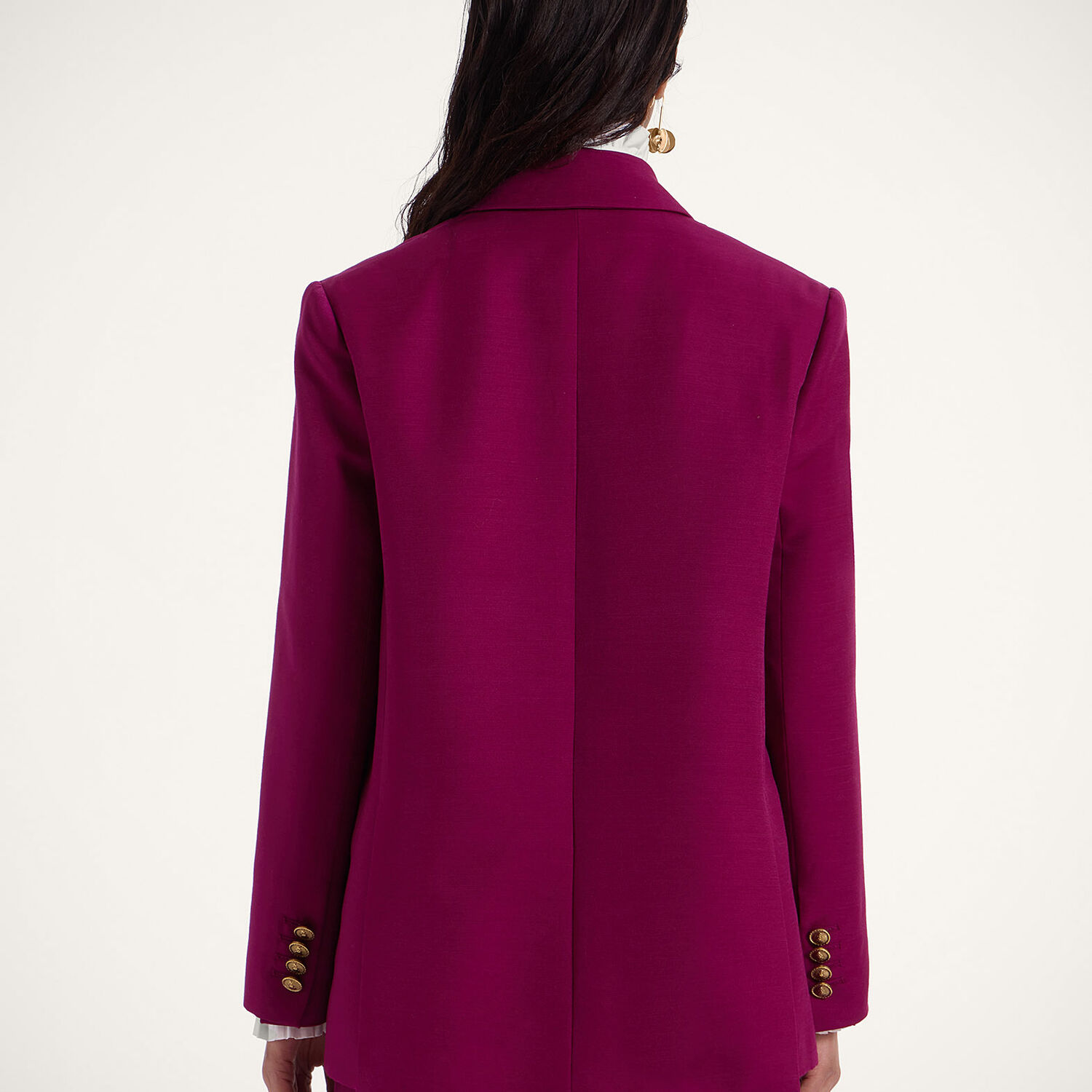 La Doublej Jones Jacket In Solid Purple