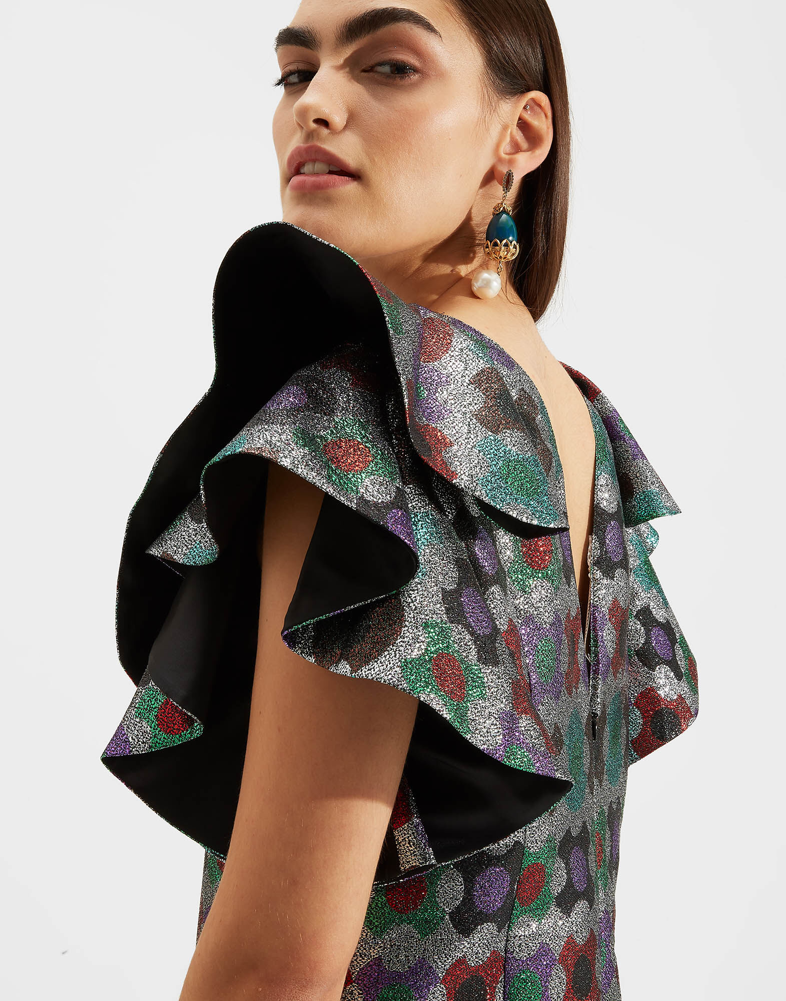 LaDoubleJ Flame Mini Dress Groovy Dot DRE0213JAC022GRO0001