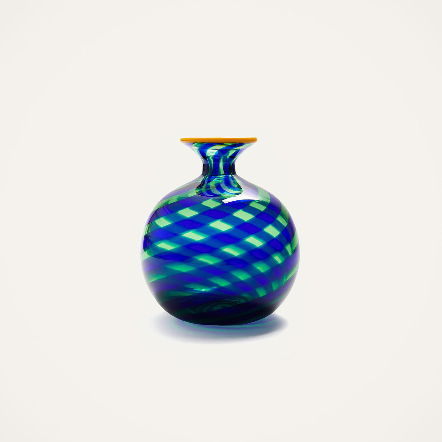 Shop La Doublej Mini Ciccio Vase In Blue