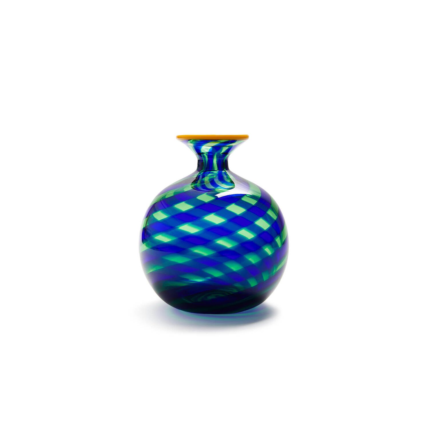 Shop La Doublej Mini Ciccio Vase In Blue