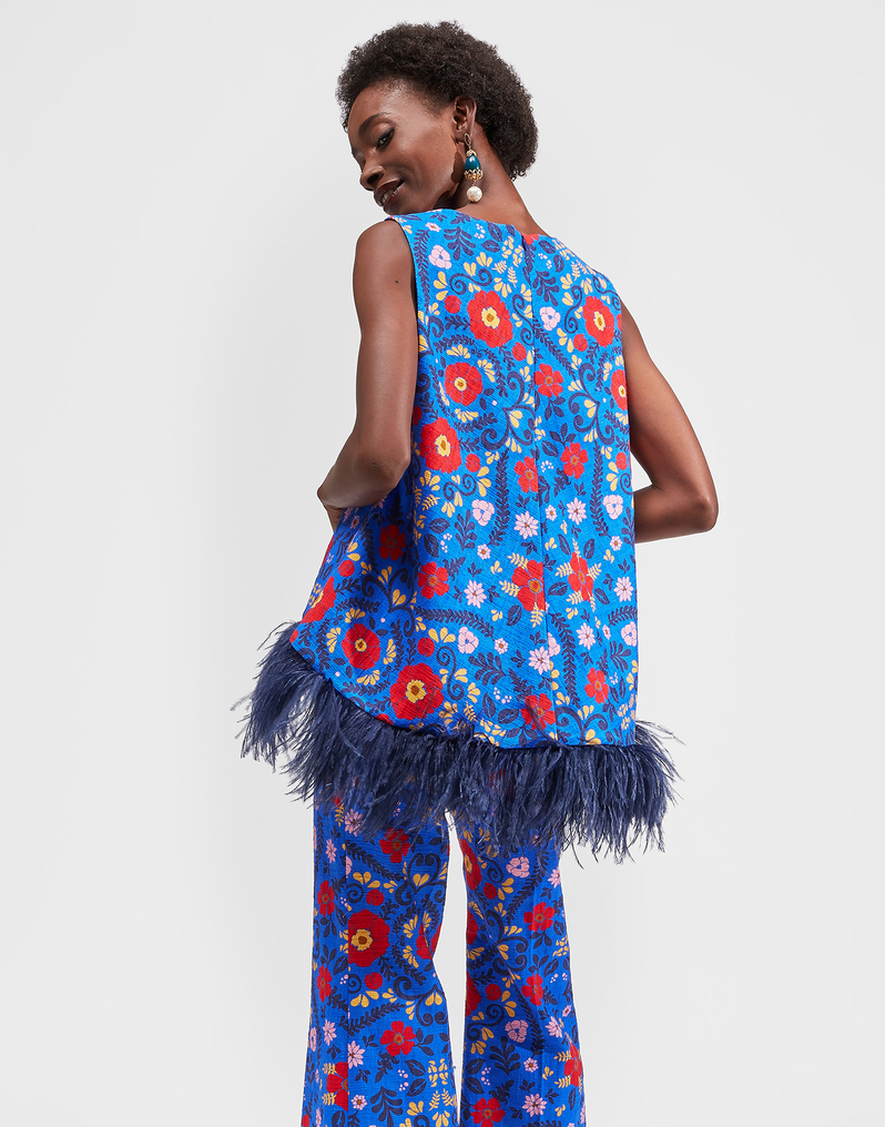LaDoubleJ La Scala Top (With Feathers) LaDoubleJ La Scala Top (With Feathers) Heckfield TOP0013COT005HEC0001
