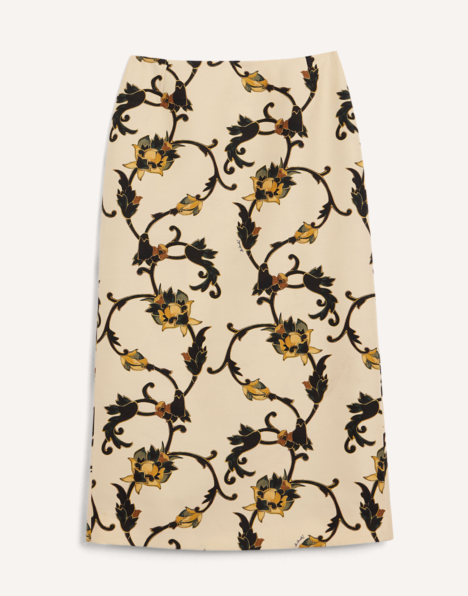 La DoubleJ Pencil Skirt Buttercup White SKI0011CAD001BTC01WH01