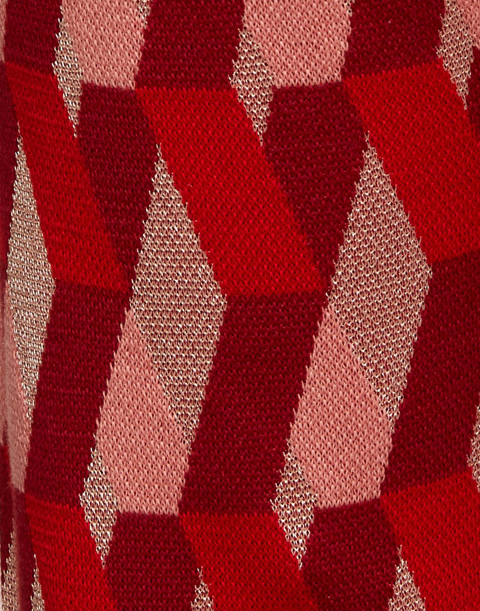 La DoubleJ Knit Leisure Joggers Diamond Rosso TRO0045KNI044VAR0100