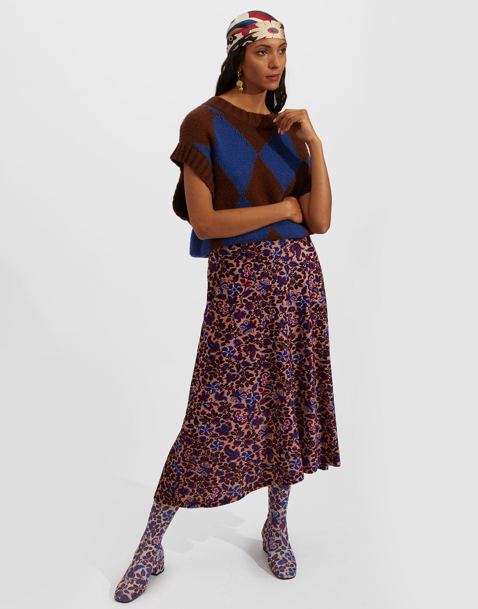 La DoubleJ Kenny Skirt Ortica SKI0070VEL006ORT0002