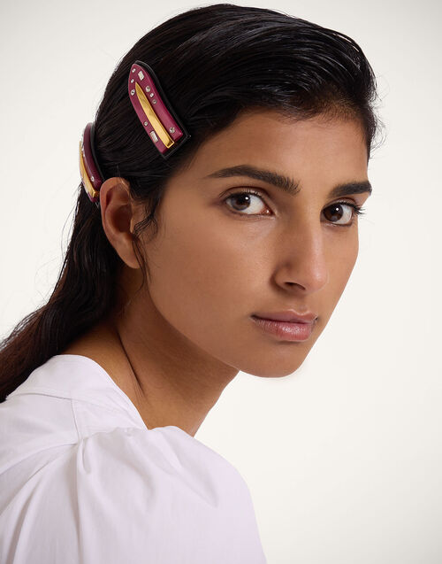 La DoubleJ Jazzy Salon Clip Solid Purple CLI0001POL008SOLIDPU01