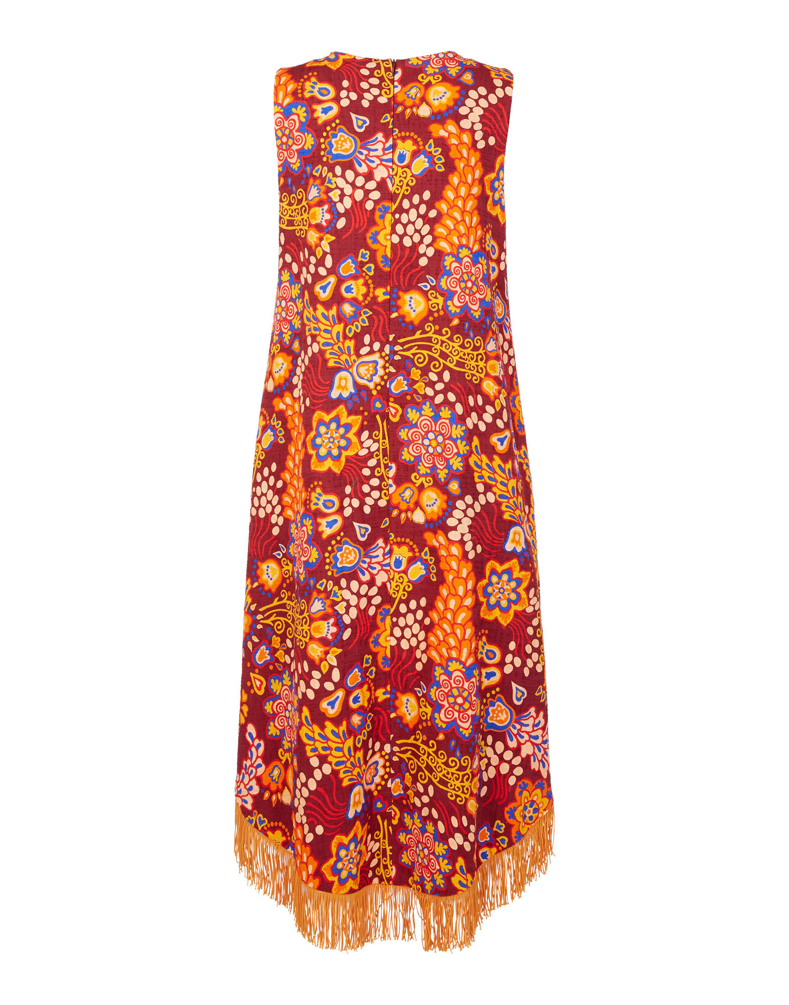 La DoubleJ La Scala High Dress (With Fringes) Taranta DRE0366COT005TAR0001