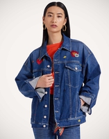 La DoubleJ The Drop It Drifter Jacket La DoubleJ The Drop It Drifter Jacket Always On Top Blue JAC0138DEN011ALW01BU03