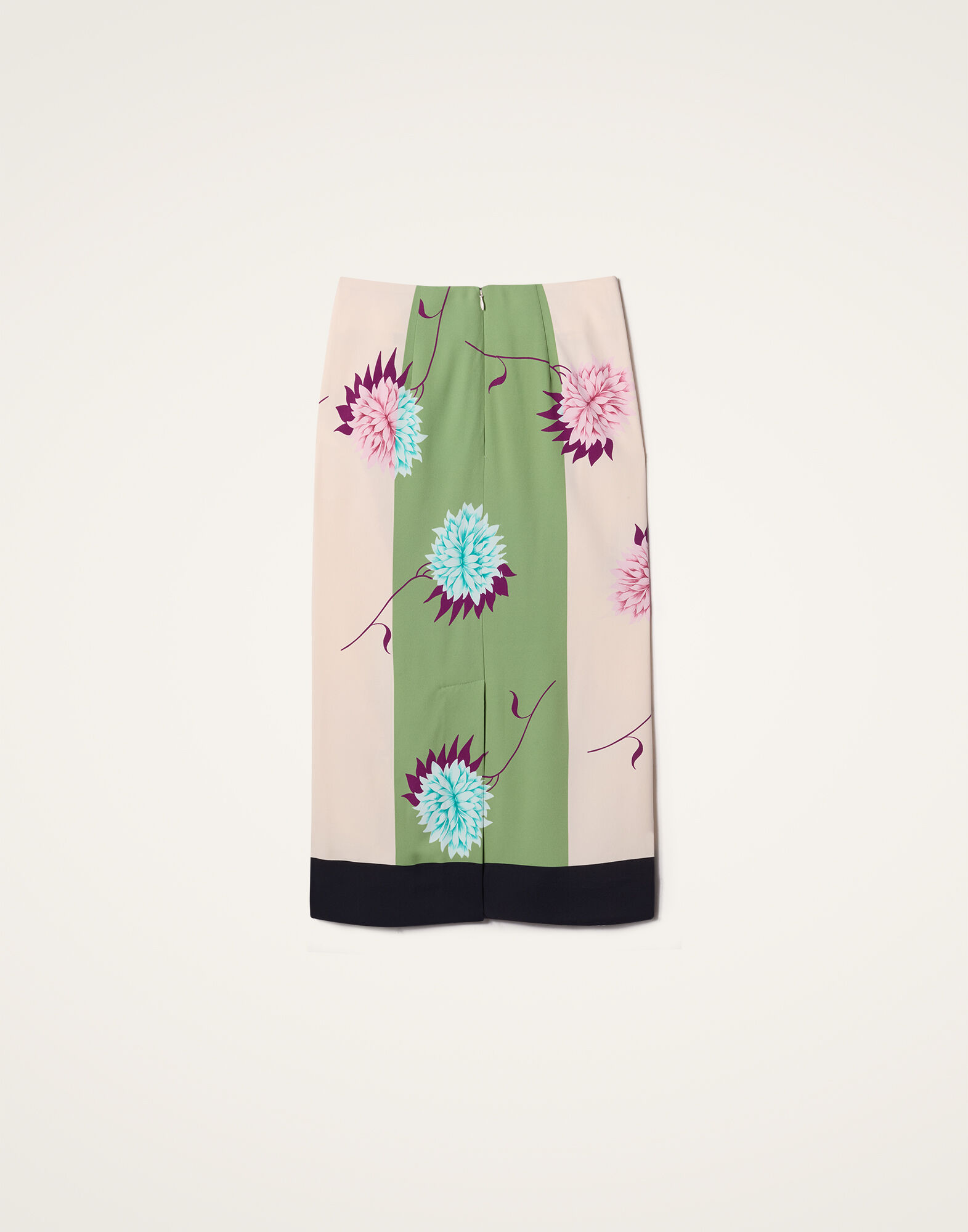 Pencil Skirt in Derby Placée Multicolor for Women | La DoubleJ