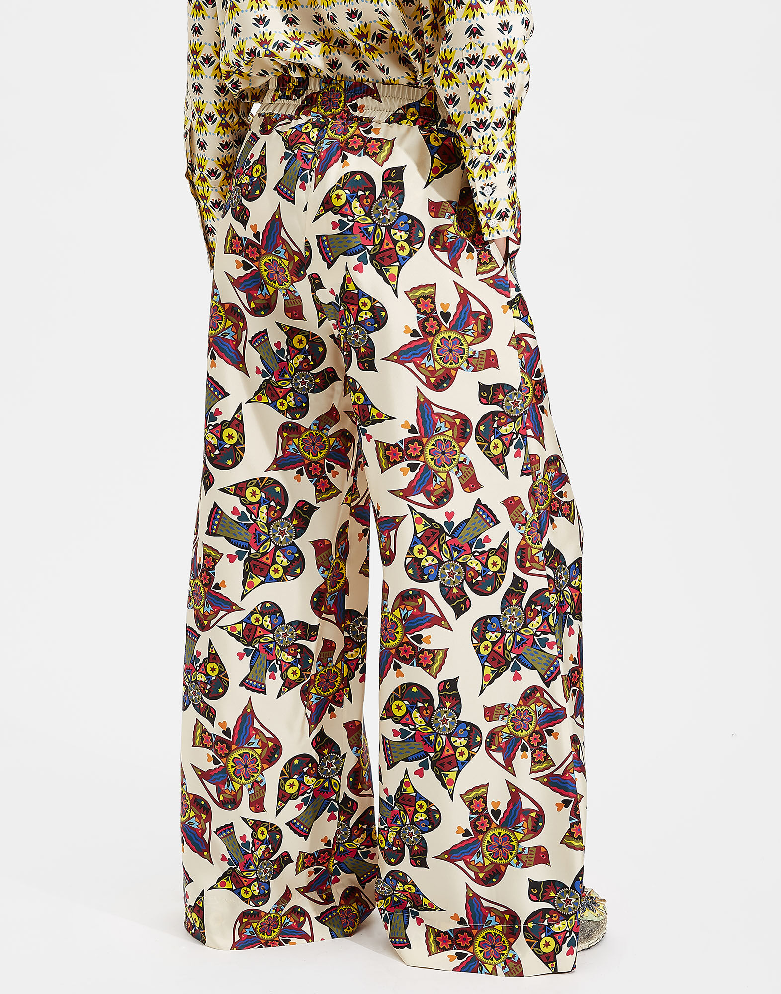 LaDoubleJ Palazzo Pants Piccolo Dove TRO0003SIL001PCD0001