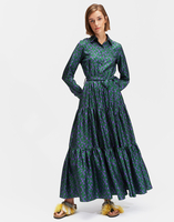 LaDoubleJ Bellini Dress LaDoubleJ Bellini Dress Farfalline Verde DRE0016SIL001FAF0002