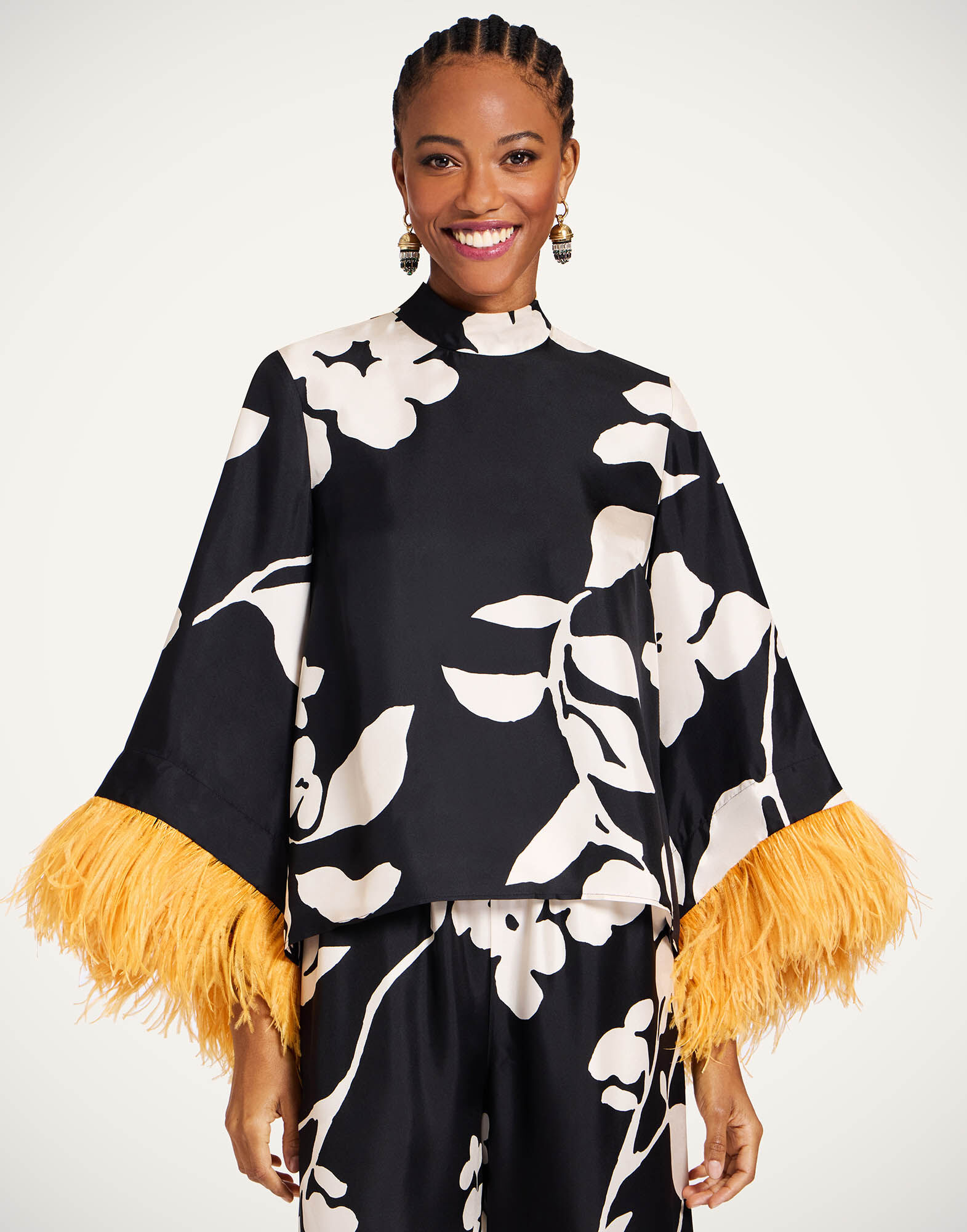 La DoubleJ Make An Exit Top Winter Jasmine TOP0104SIL001WIJ01BL01