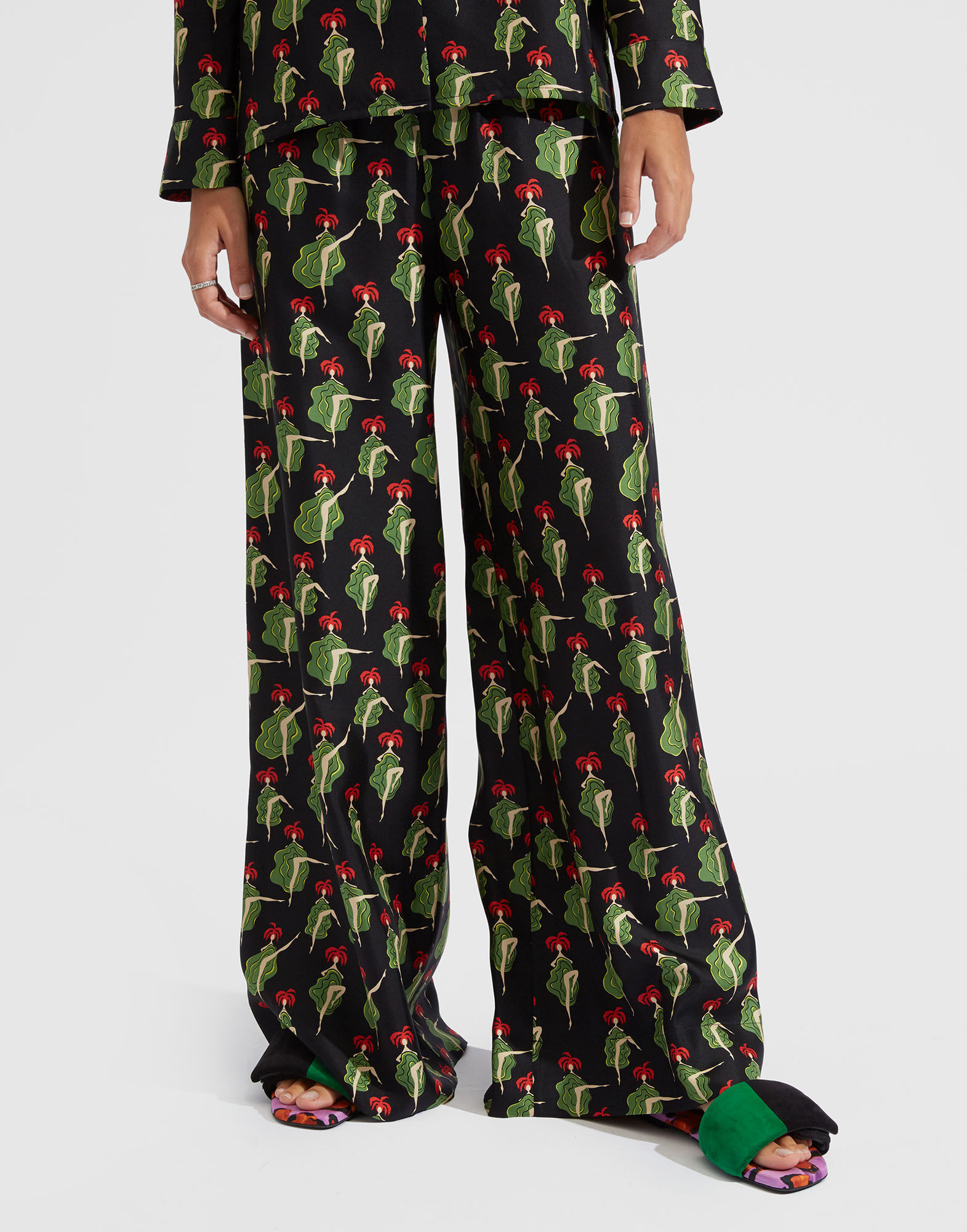 LaDoubleJ Palazzo Pants Can Can TRO0003SIL001CAN0001