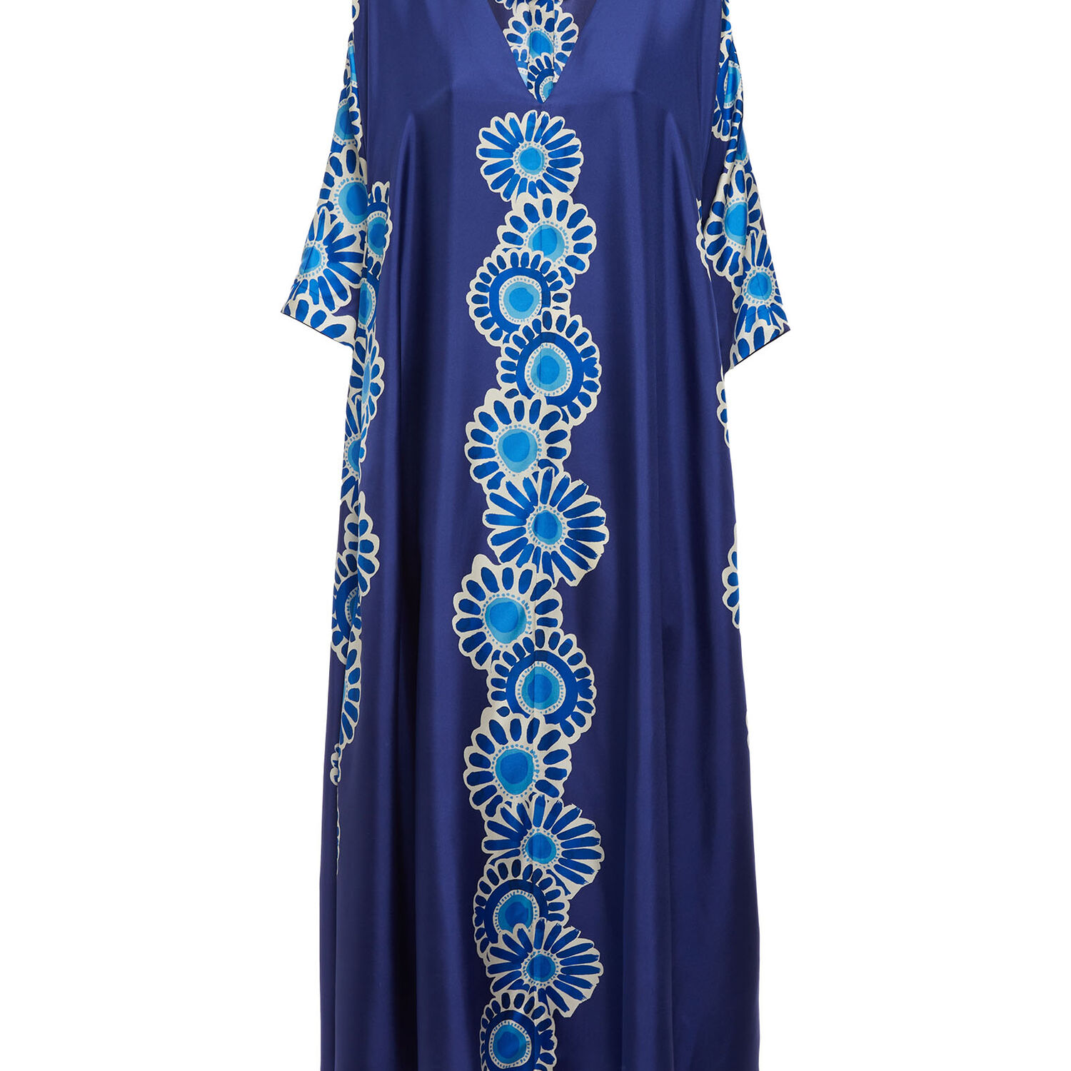 La Doublej Muumuu Dress (placée) (matches Excl) In Daisy Placée Blue