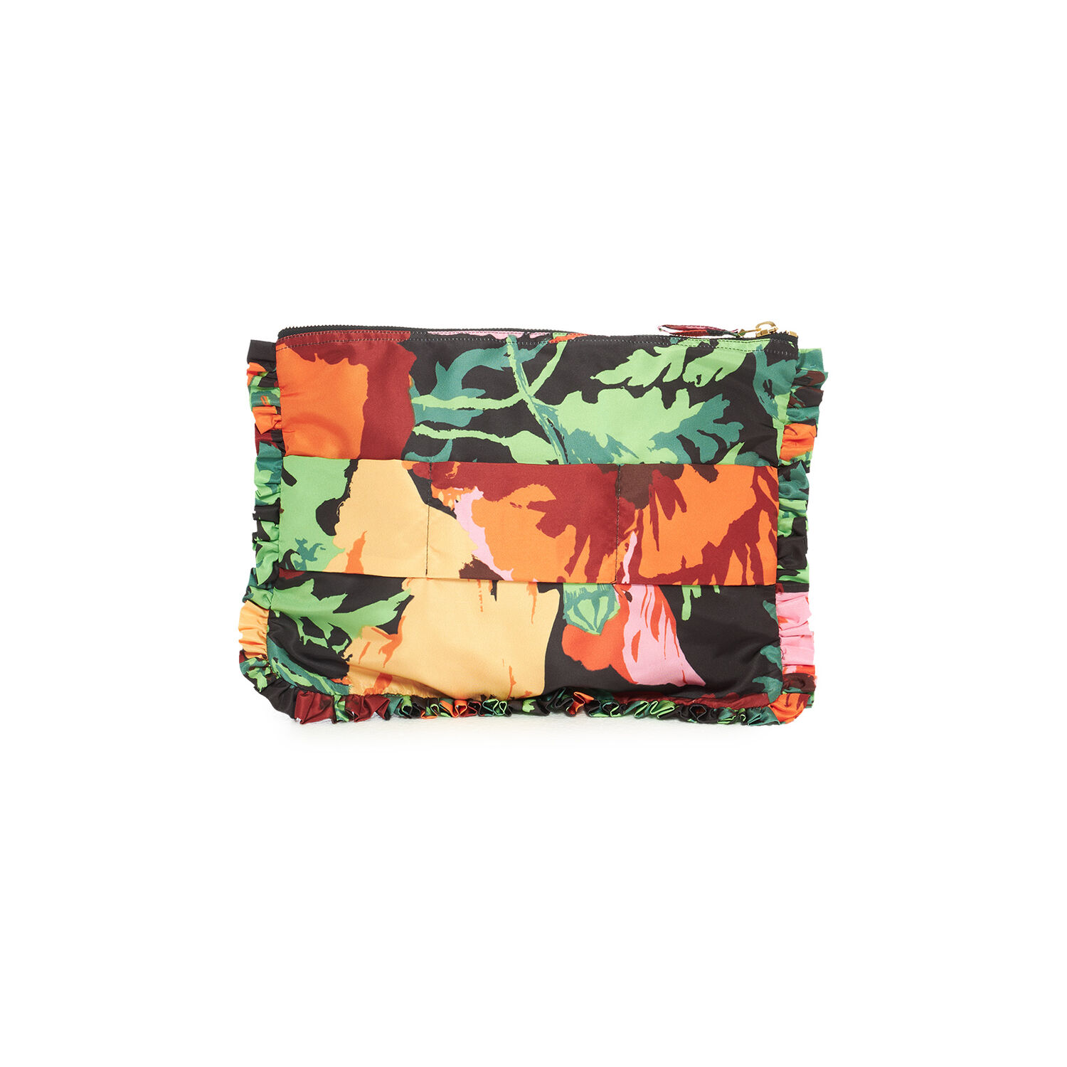 La Doublej Hand Pochette In Wonderland Black