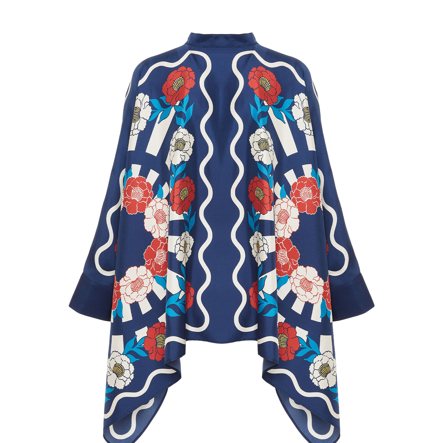 La Doublej Foulard Shirt In Whitsun Placée Blue