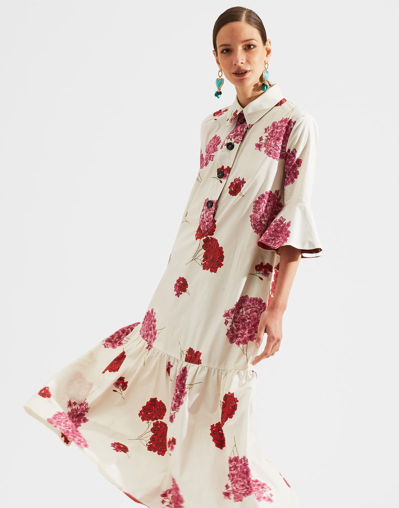 La DoubleJ Artemis Dress La DoubleJ Artemis Dress Ortensia DRE0176COT001ORT0001