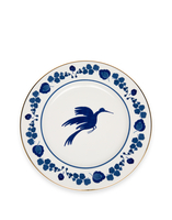 La DoubleJ Charger Plate Wildbird Blu DIS0022CER001BIR0001