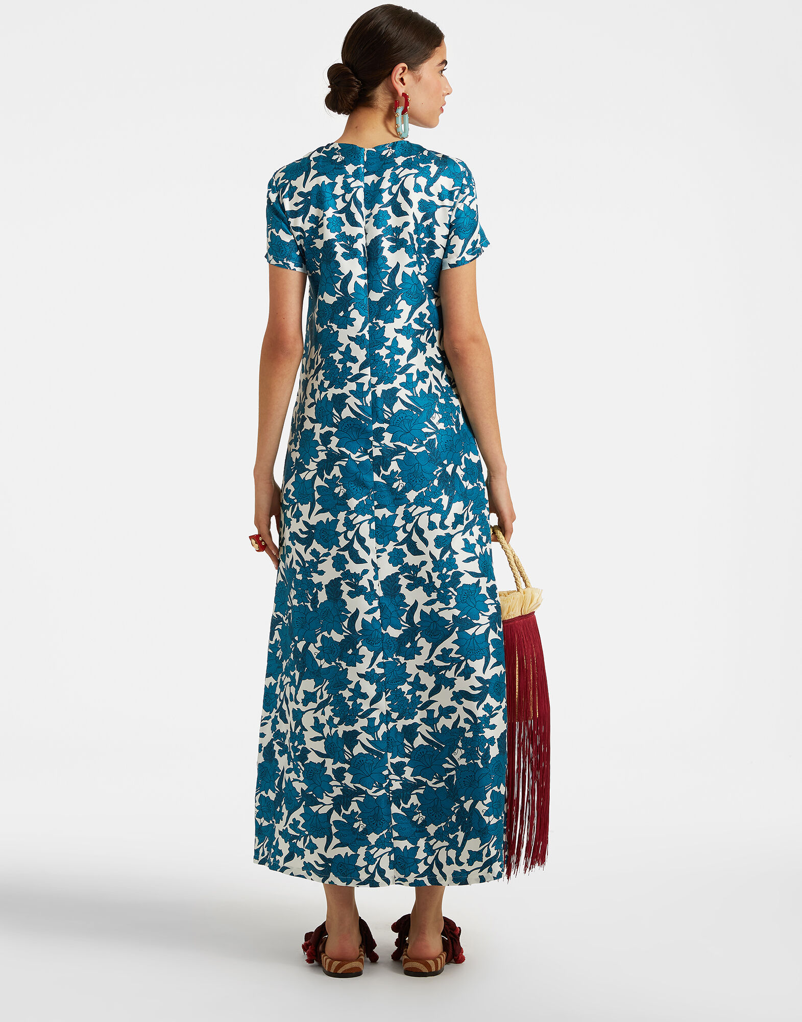 La DoubleJ Swing Dress Lilium Blu DRE0001SIL001LIL0002