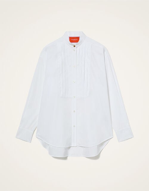 La DoubleJ Oversize Peggy Shirt La DoubleJ Oversize Peggy Shirt Solid White SHI0150COT064SOLIDWH01