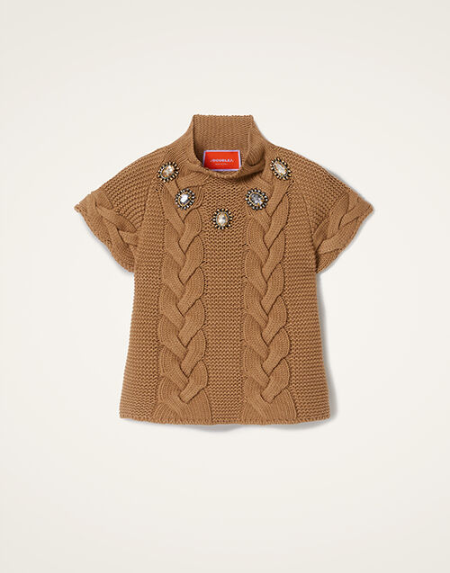 La DoubleJ Portrait Top Solid Brown PUL0204KNI120VA271BR02