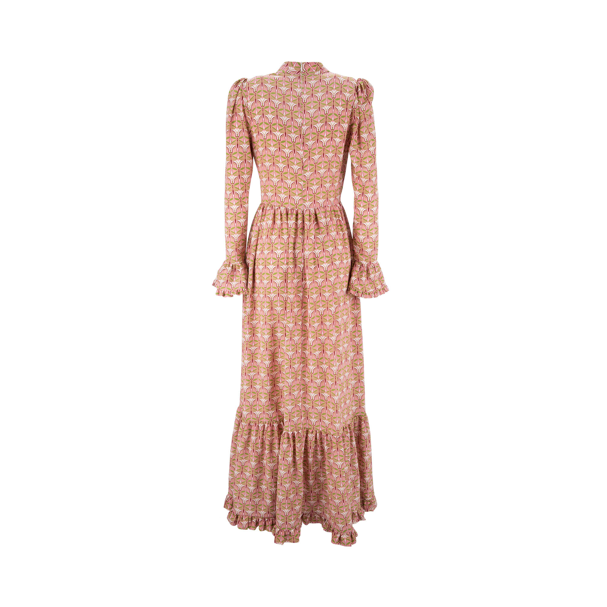 LaDoubleJ Visconti Dress Libellule Rosa DRE0041CRE001LIB0004