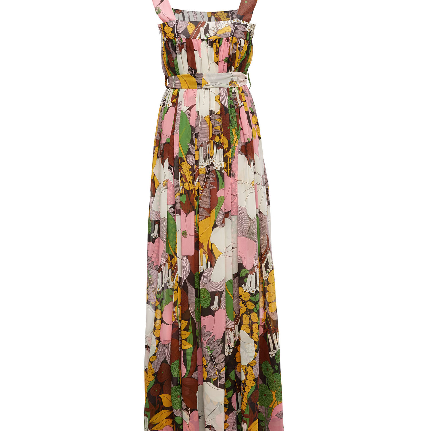 La Doublej Mimosa Floral Print Dress In Big Flower