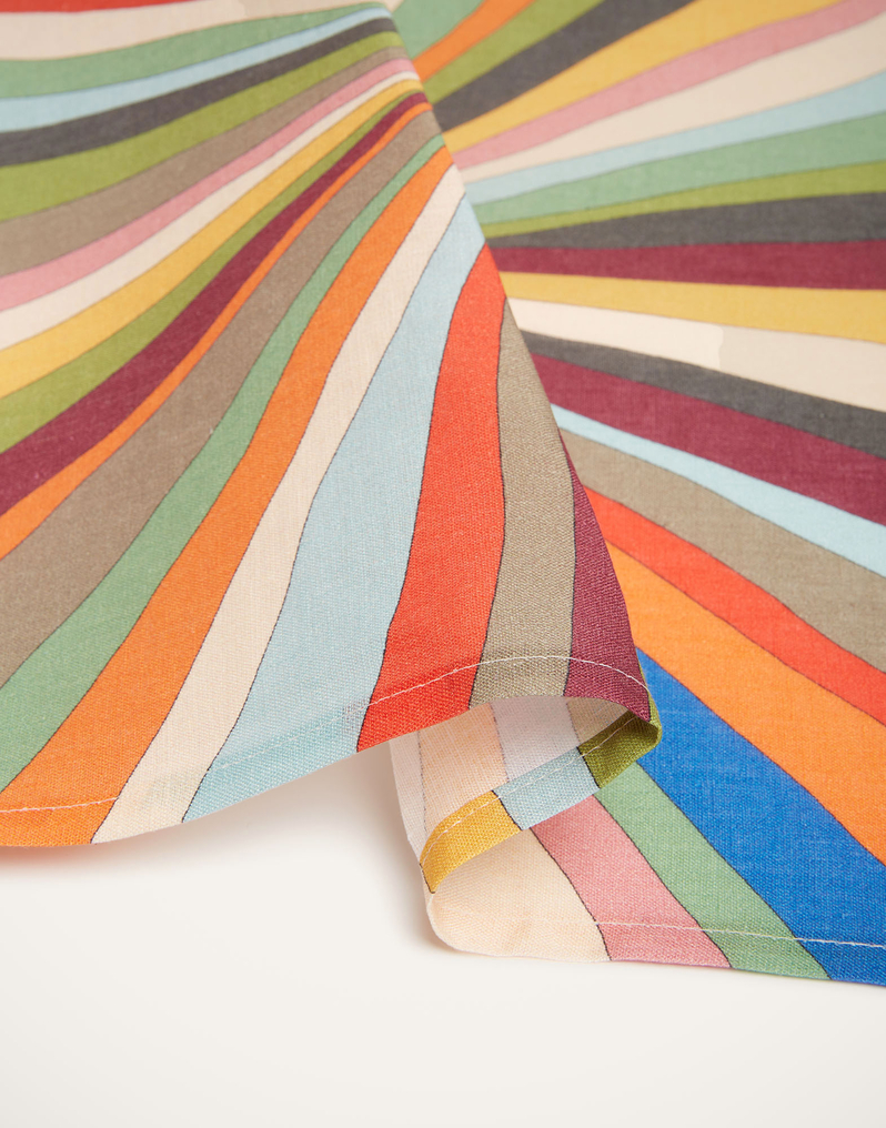 La DoubleJ Large Napkins Set Of 2 La DoubleJ Large Napkins Set Of 2 Rainbow Rays NAP0006LIN001RAI0037