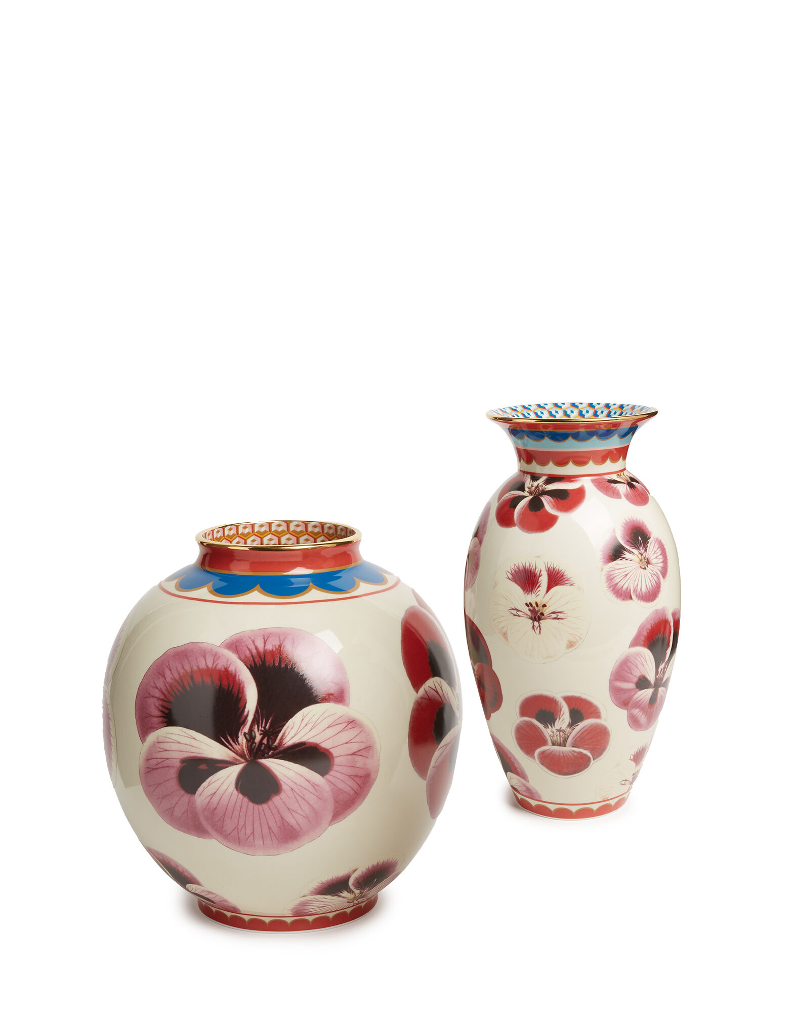 La DoubleJ Bubble Vase Pansy VAS0003CER001PAN0005