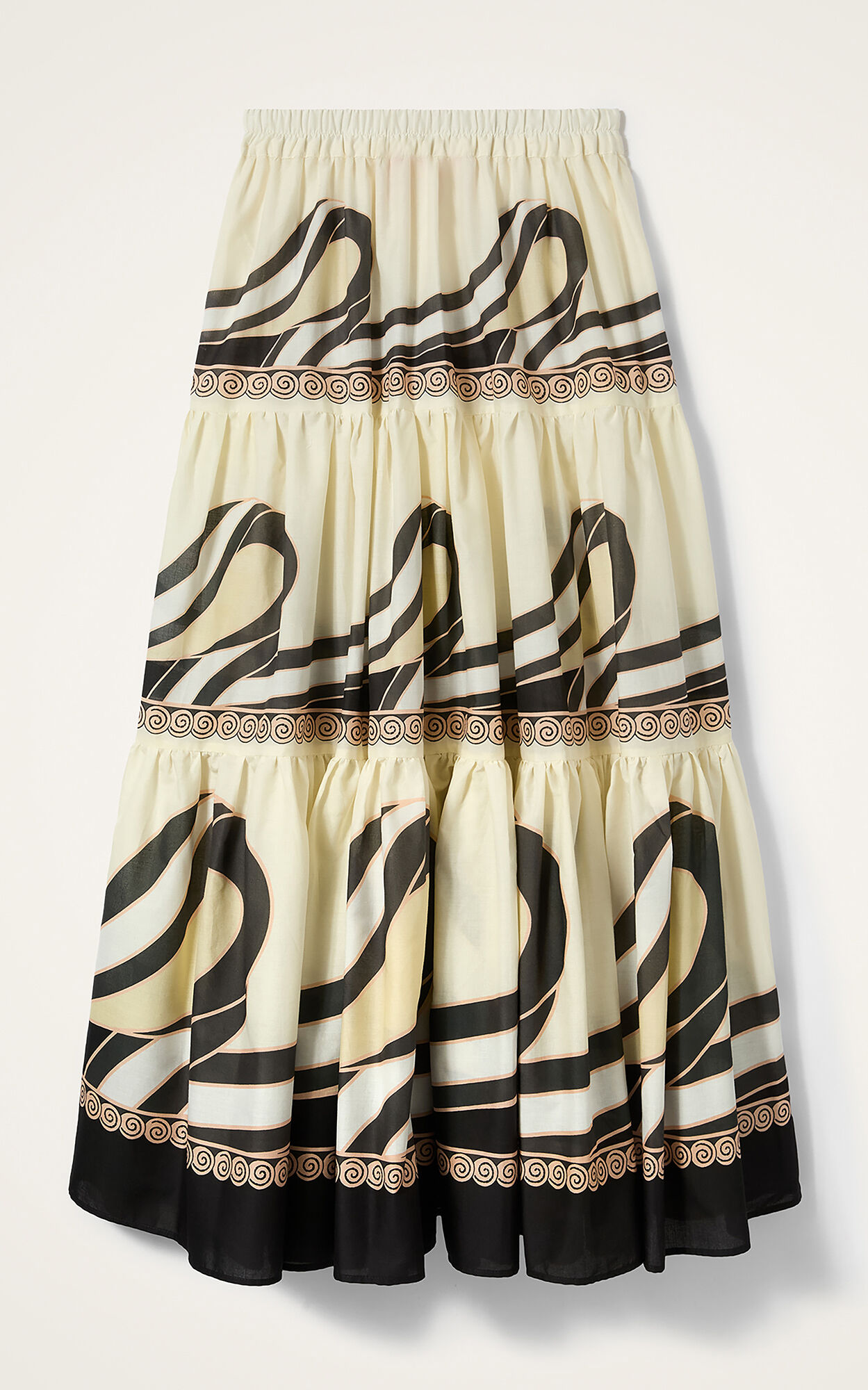 La DoubleJ Big Skirt Ambrosia Plac&eacute;e Pale Pink SKI0139COT056AMB03PI02