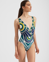 La DoubleJ Hazzard Swimsuit La DoubleJ Hazzard Swimsuit Blue Solar Placée SWI0040LYC003SOL0005