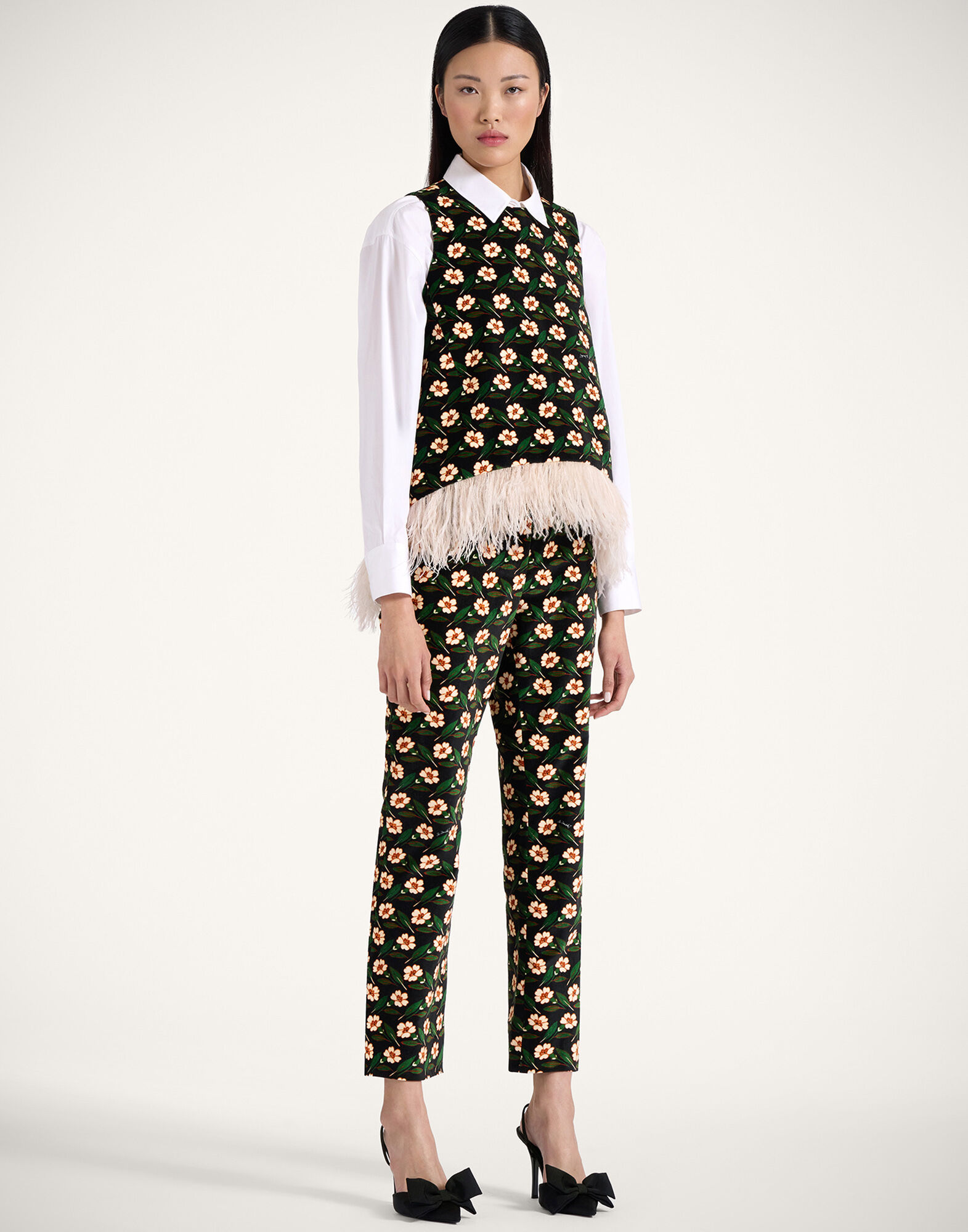 La DoubleJ 24/7 Pants Mayfair Black TRO0069VEL001MAY01BL01