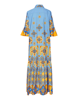 La DoubleJ Artemis Dress La DoubleJ Artemis Dress Partenope Light Blue DRE0176COT039PRT01BU01