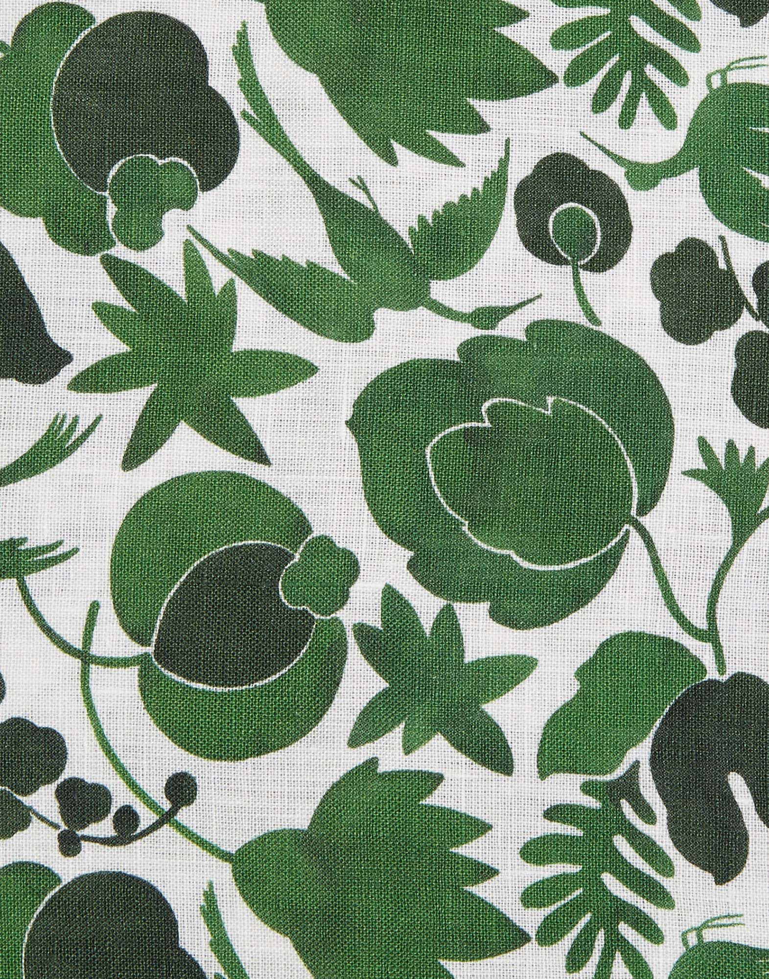 La DoubleJ Large Napkins Set Of 6 Wildbird Verde Small NAP0002LIN001CER0021