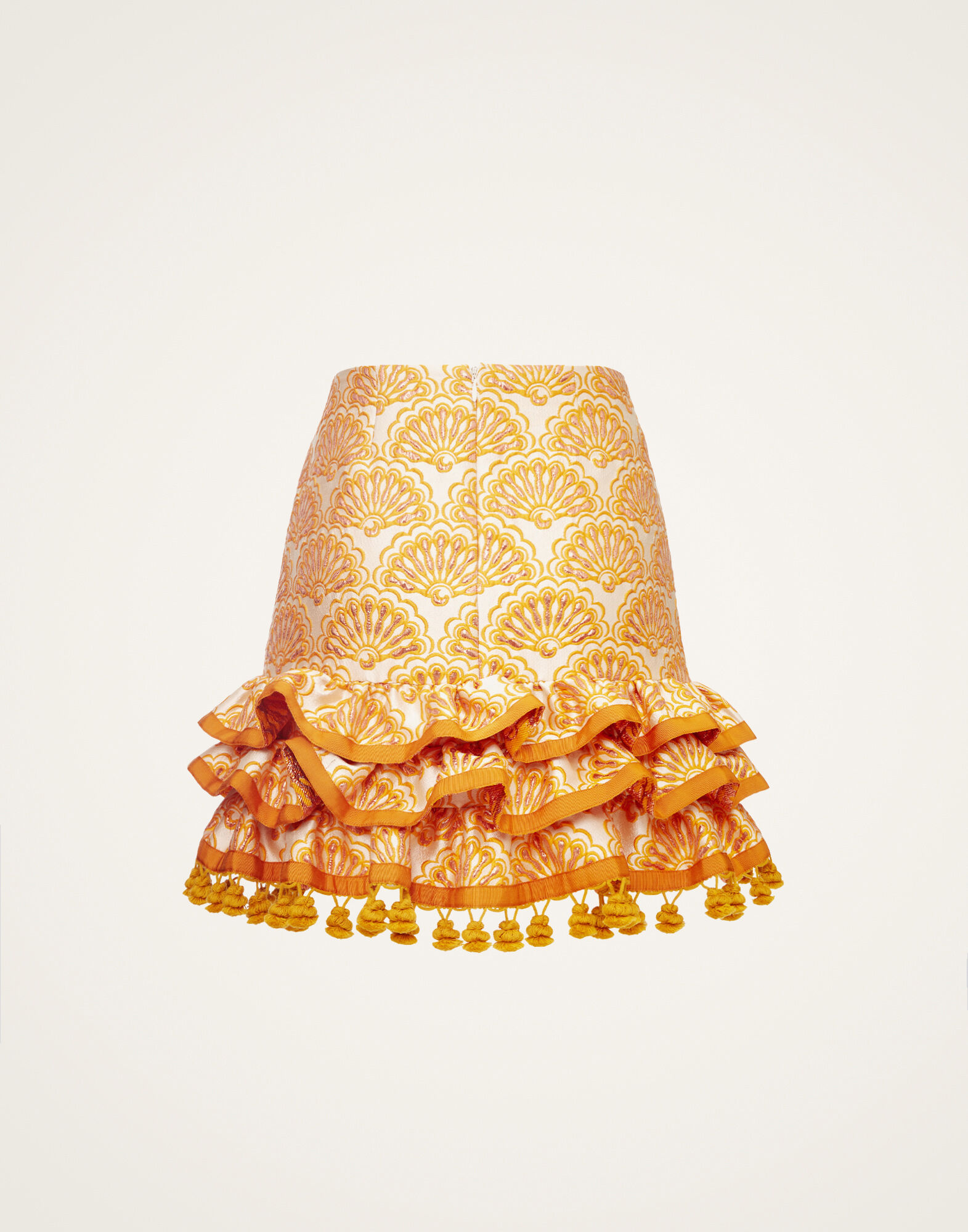 La DoubleJ Pincho Mini Skirt Fans Gold SKI0115JCQ072FAN02YE05