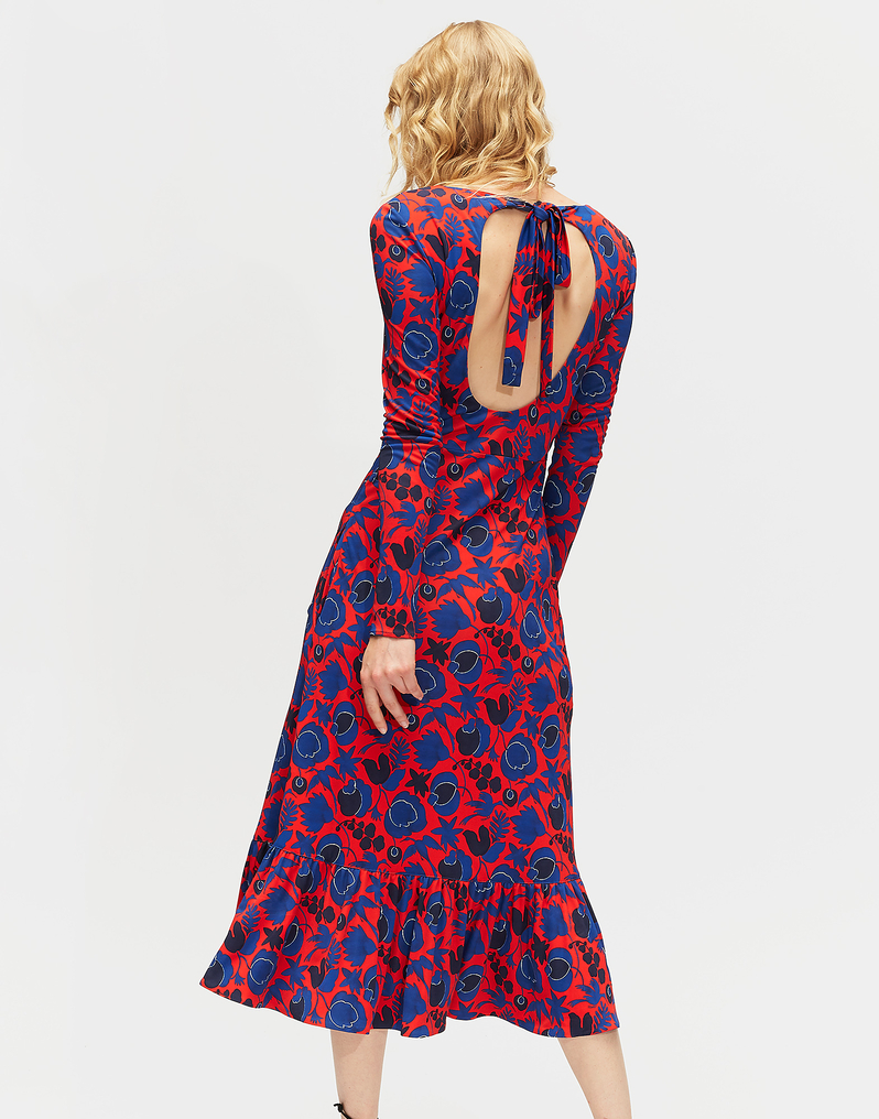 LaDoubleJ Ballerina Dress LaDoubleJ Ballerina Dress Wildbird Rosso DRE0099JER004CER0005
