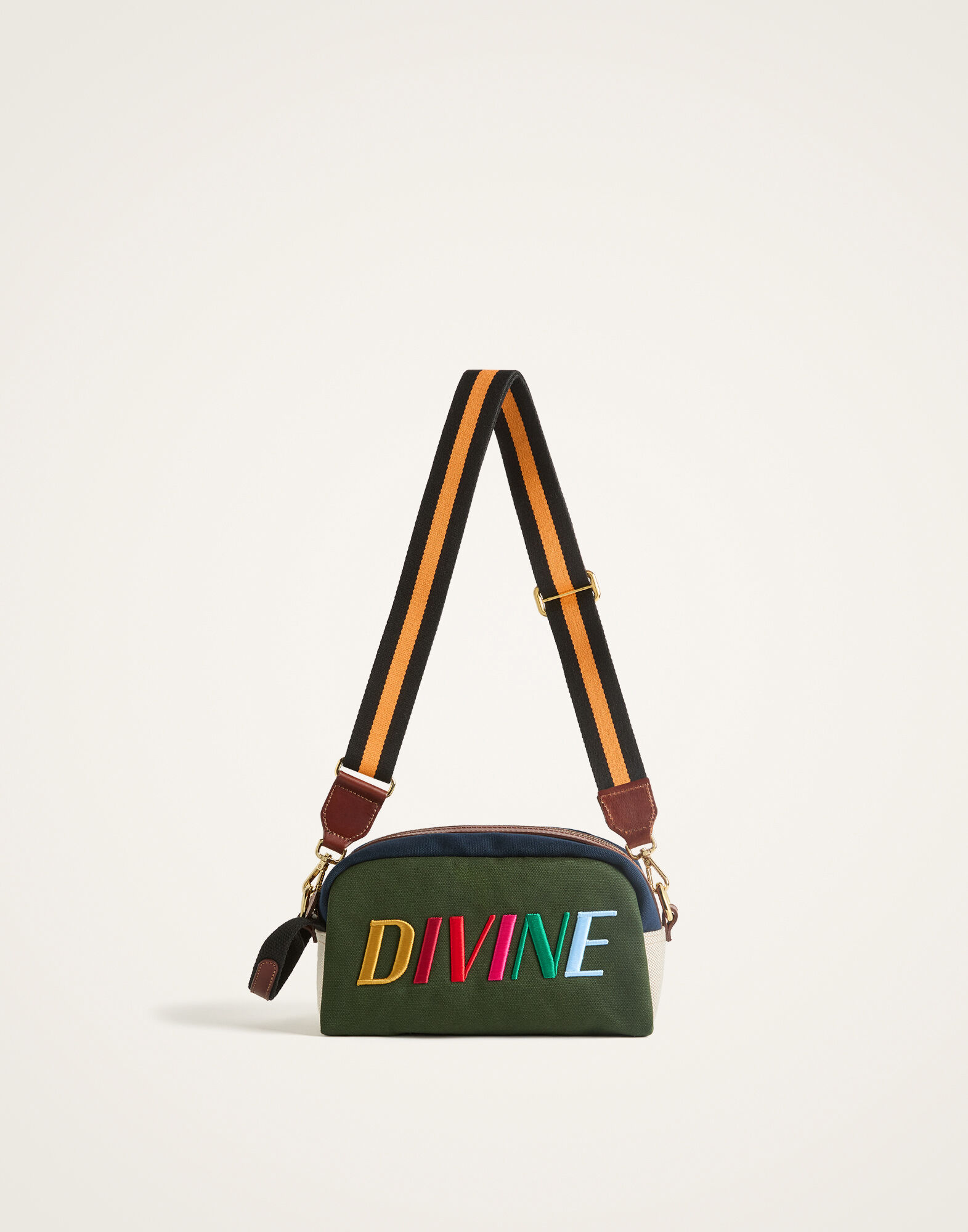 La DoubleJ Divine Beauty Bag Solid Dark Green BAG0090COT079SOLIDGR03